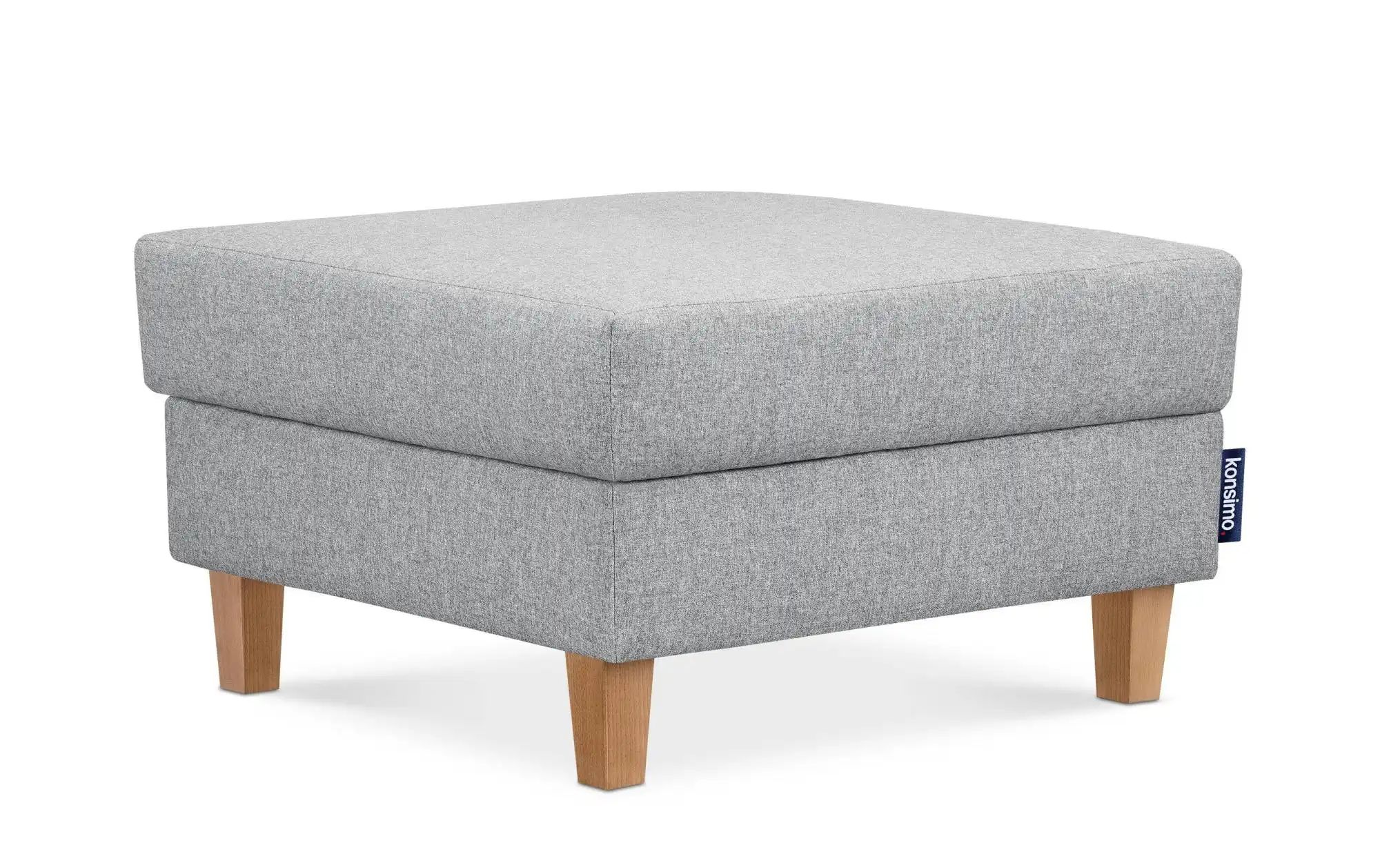 KONSIMO Hocker   ¦ grau ¦ Maße (cm): B: 71 H: 43 Polstermöbel > Hocker - Hö günstig online kaufen