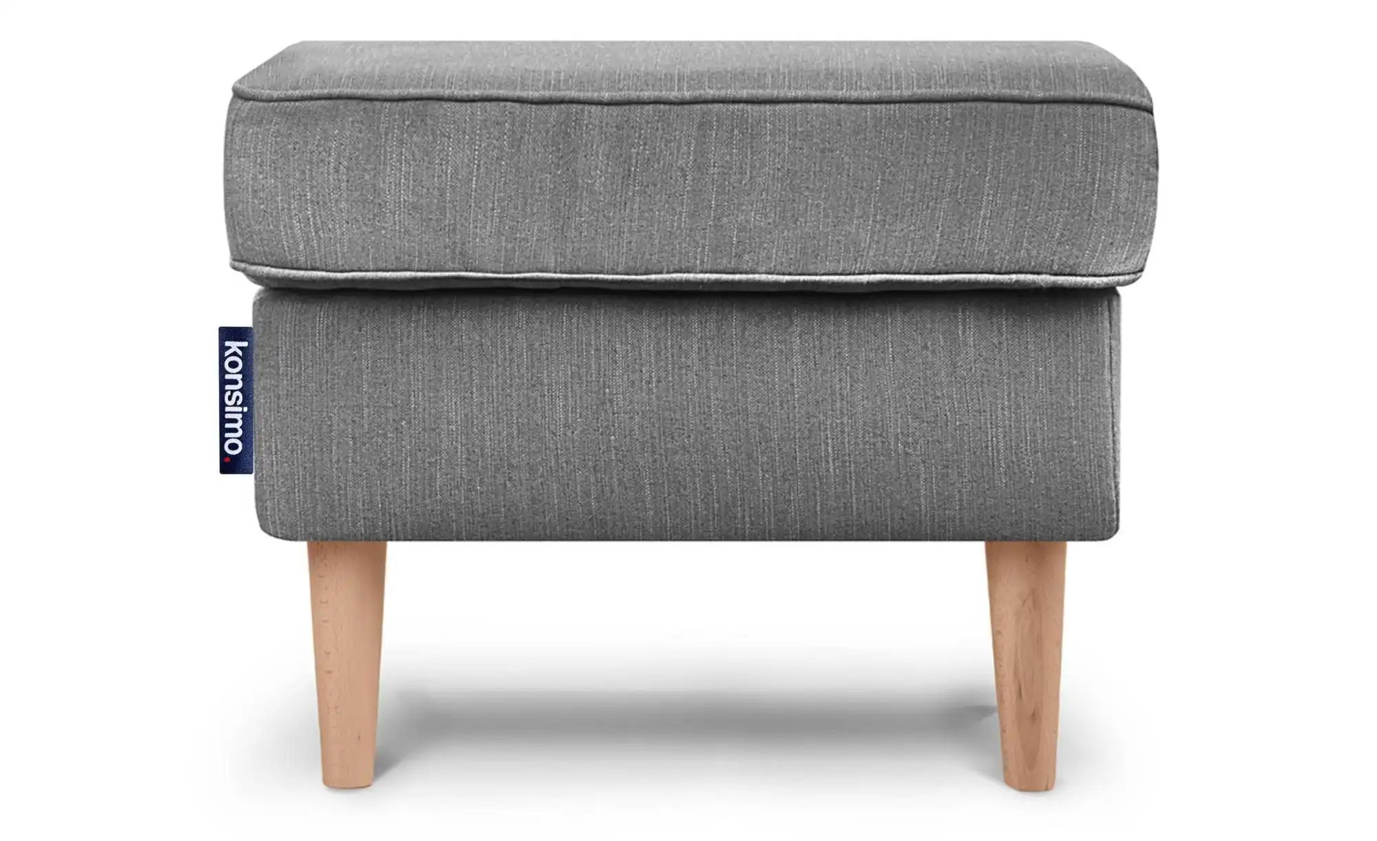 KONSIMO Hocker   ¦ grau ¦ Maße (cm): B: 41 H: 43 Polstermöbel > Hocker - Hö günstig online kaufen