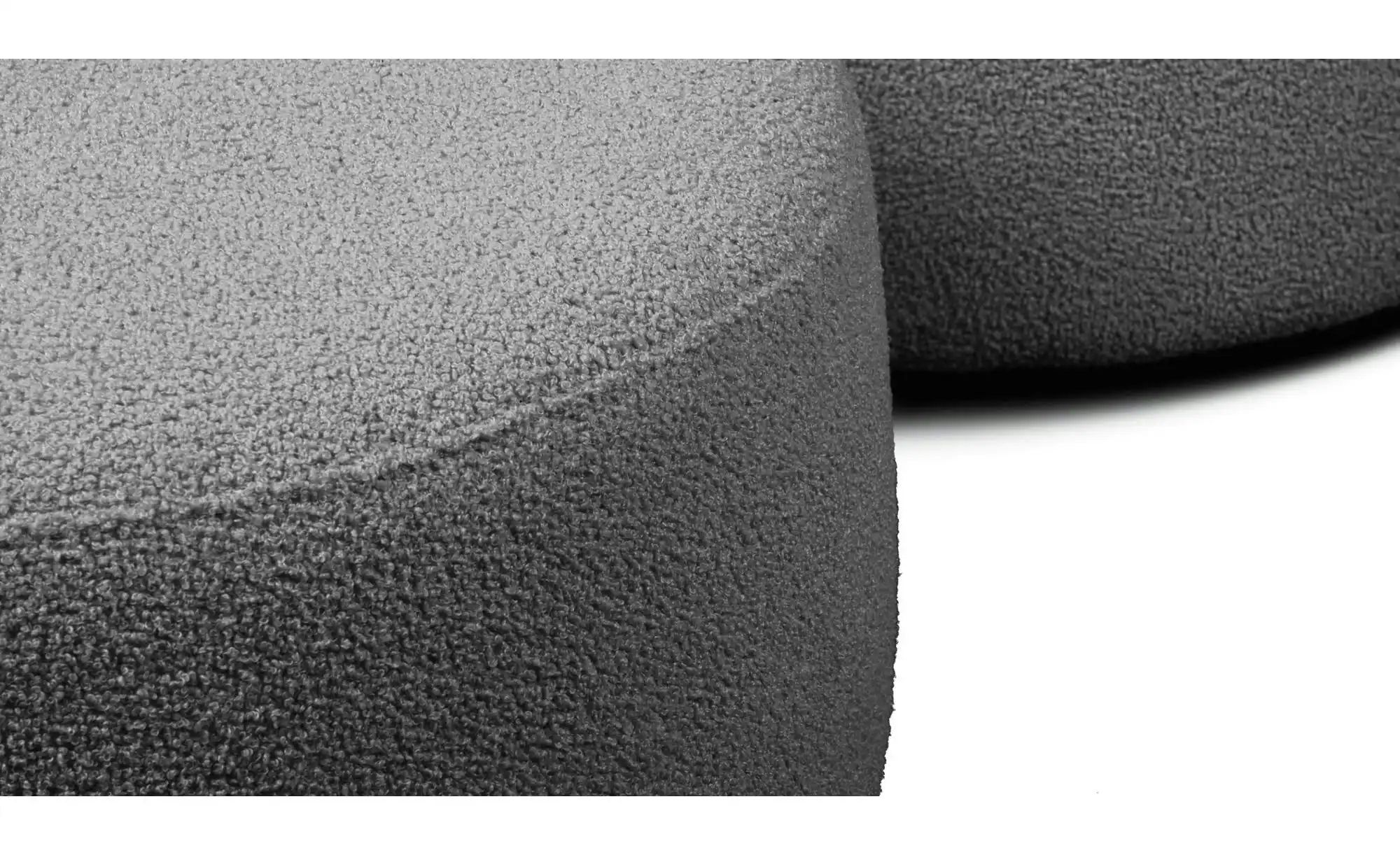 KONSIMO Hocker   ¦ grau ¦ Maße (cm): B: 80 H: 36  Ø: 80 Polstermöbel > Hock günstig online kaufen