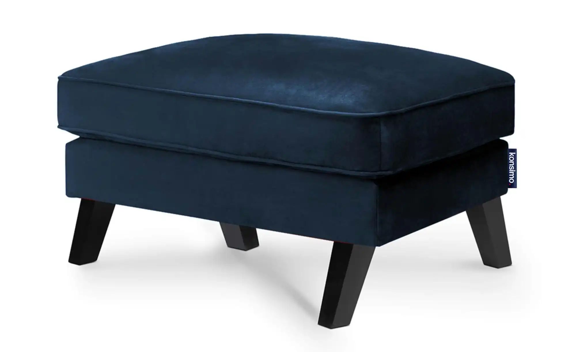 KONSIMO Hocker   ¦ blau ¦ Maße (cm): B: 82 H: 46 Polstermöbel > Hocker - Hö günstig online kaufen