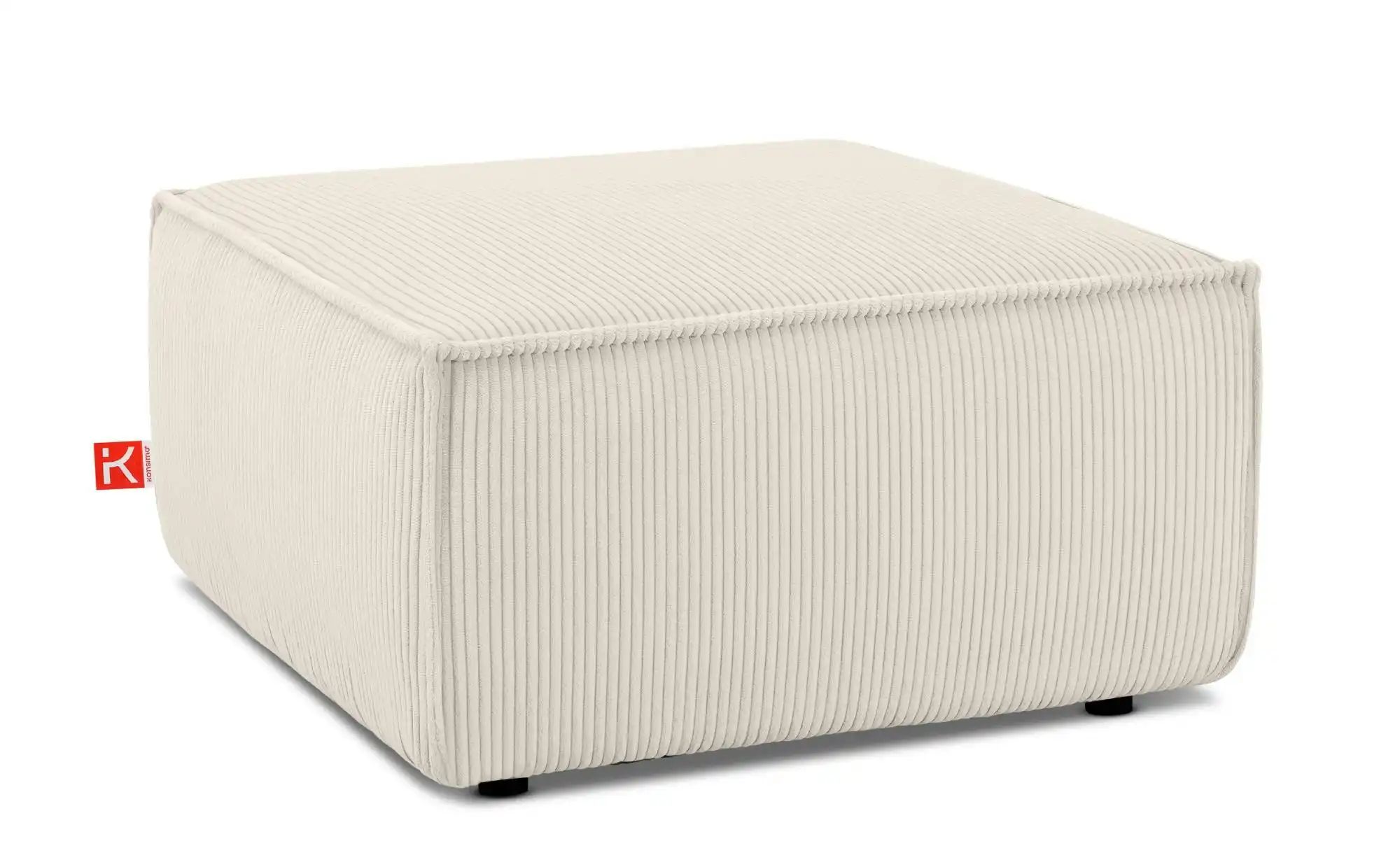 KONSIMO Hocker   ¦ creme ¦ Maße (cm): B: 83 H: 45 Polstermöbel > Hocker - H günstig online kaufen