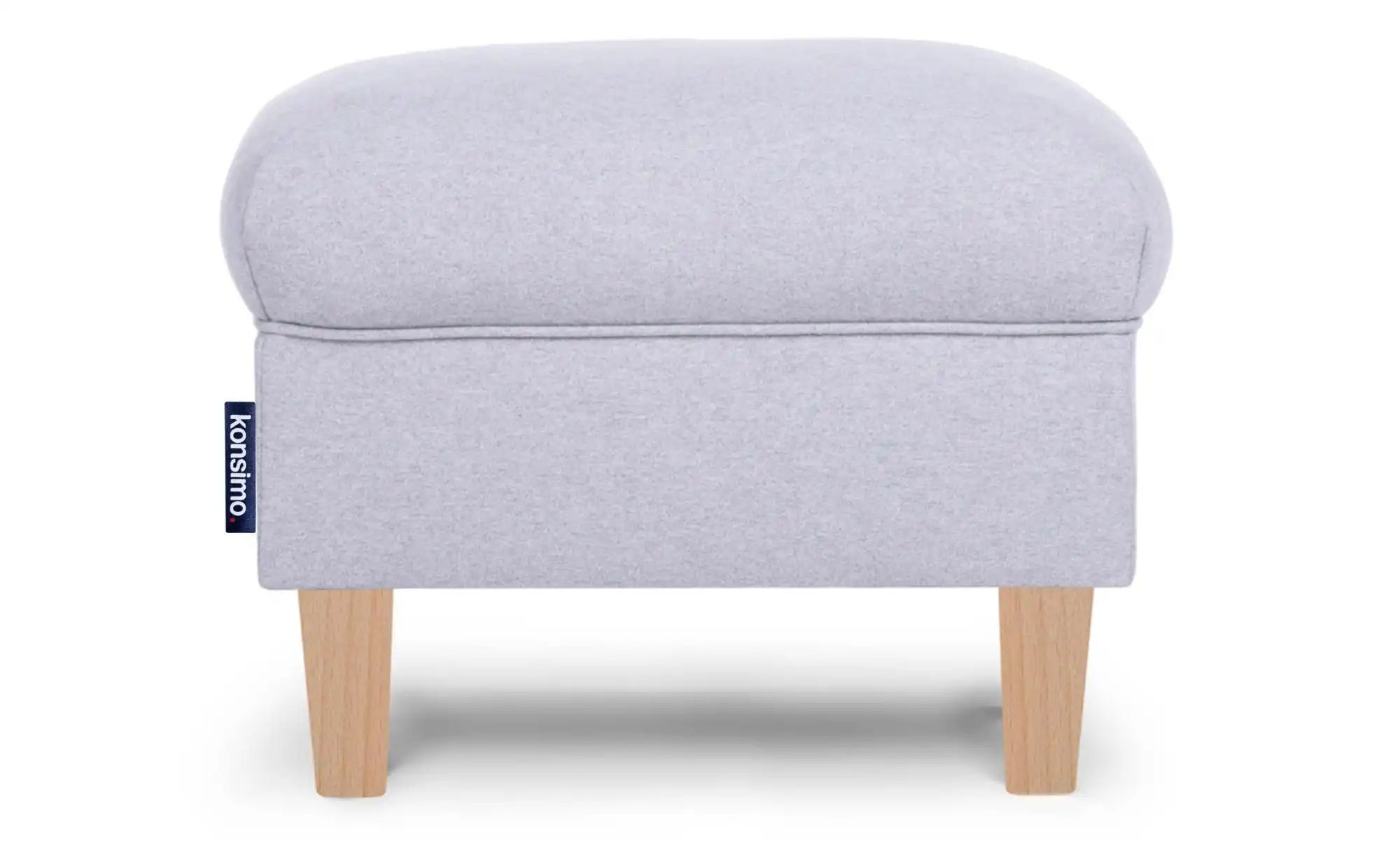 KONSIMO Hocker   ¦ grau ¦ Maße (cm): B: 55 H: 42 Polstermöbel > Hocker - Hö günstig online kaufen