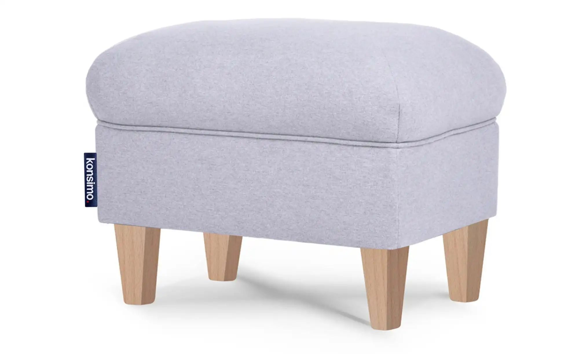 KONSIMO Hocker   ¦ grau ¦ Maße (cm): B: 55 H: 42 Polstermöbel > Hocker - Hö günstig online kaufen