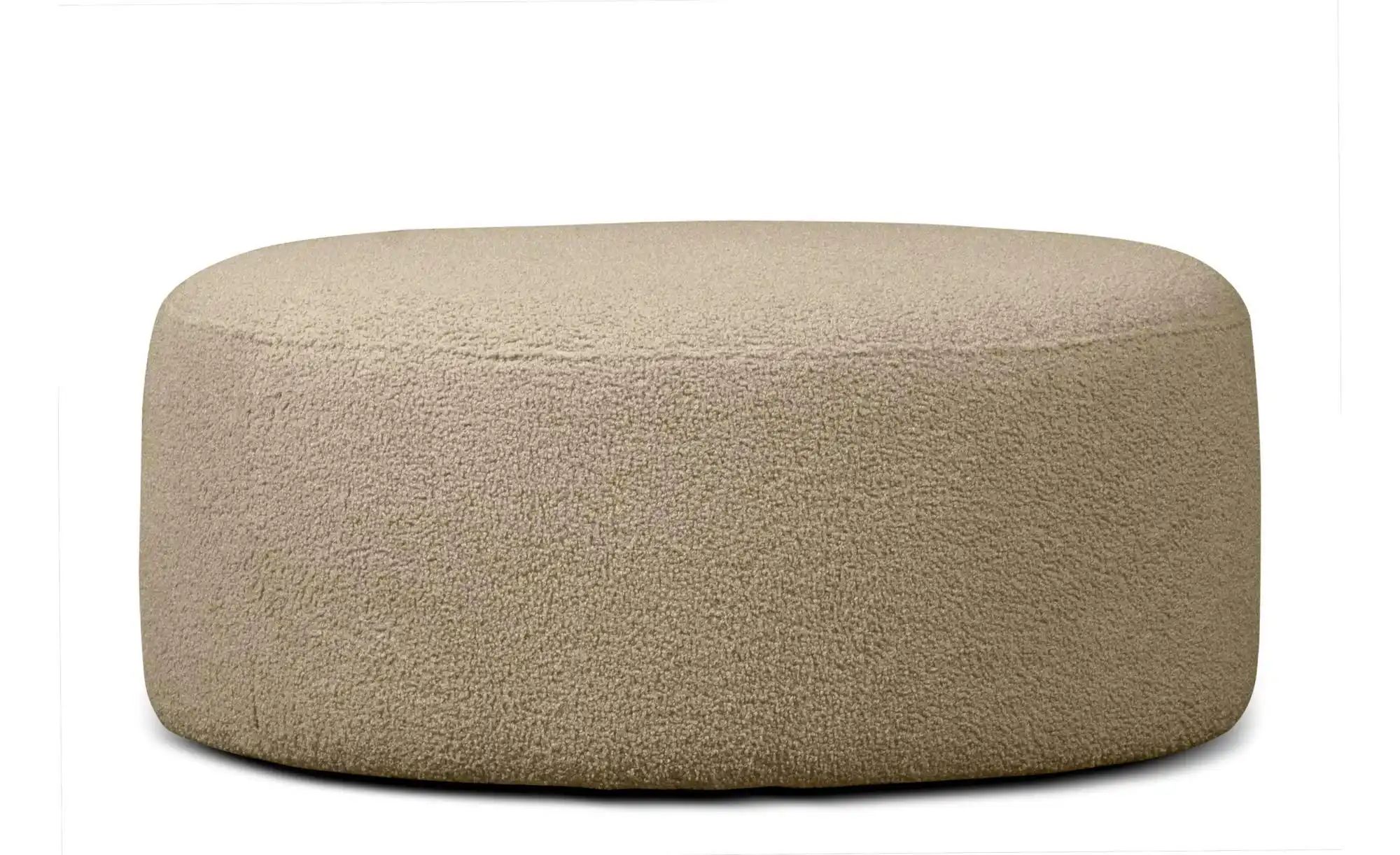 KONSIMO Hocker   ¦ beige ¦ Maße (cm): B: 80 H: 36  Ø: 80 Polstermöbel > Hoc günstig online kaufen