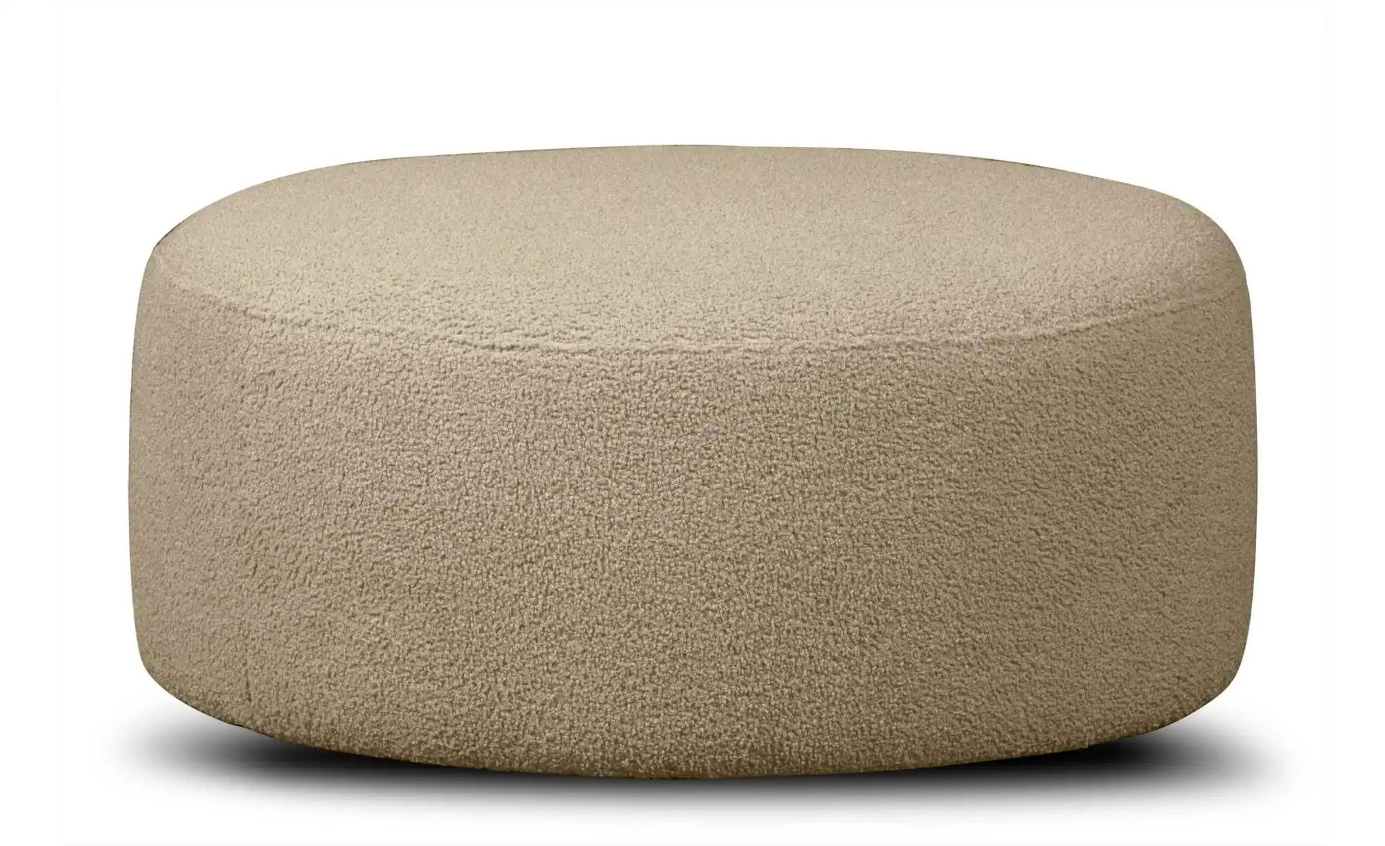 KONSIMO Hocker   ¦ beige ¦ Maße (cm): B: 80 H: 36  Ø: 80 Polstermöbel > Hoc günstig online kaufen