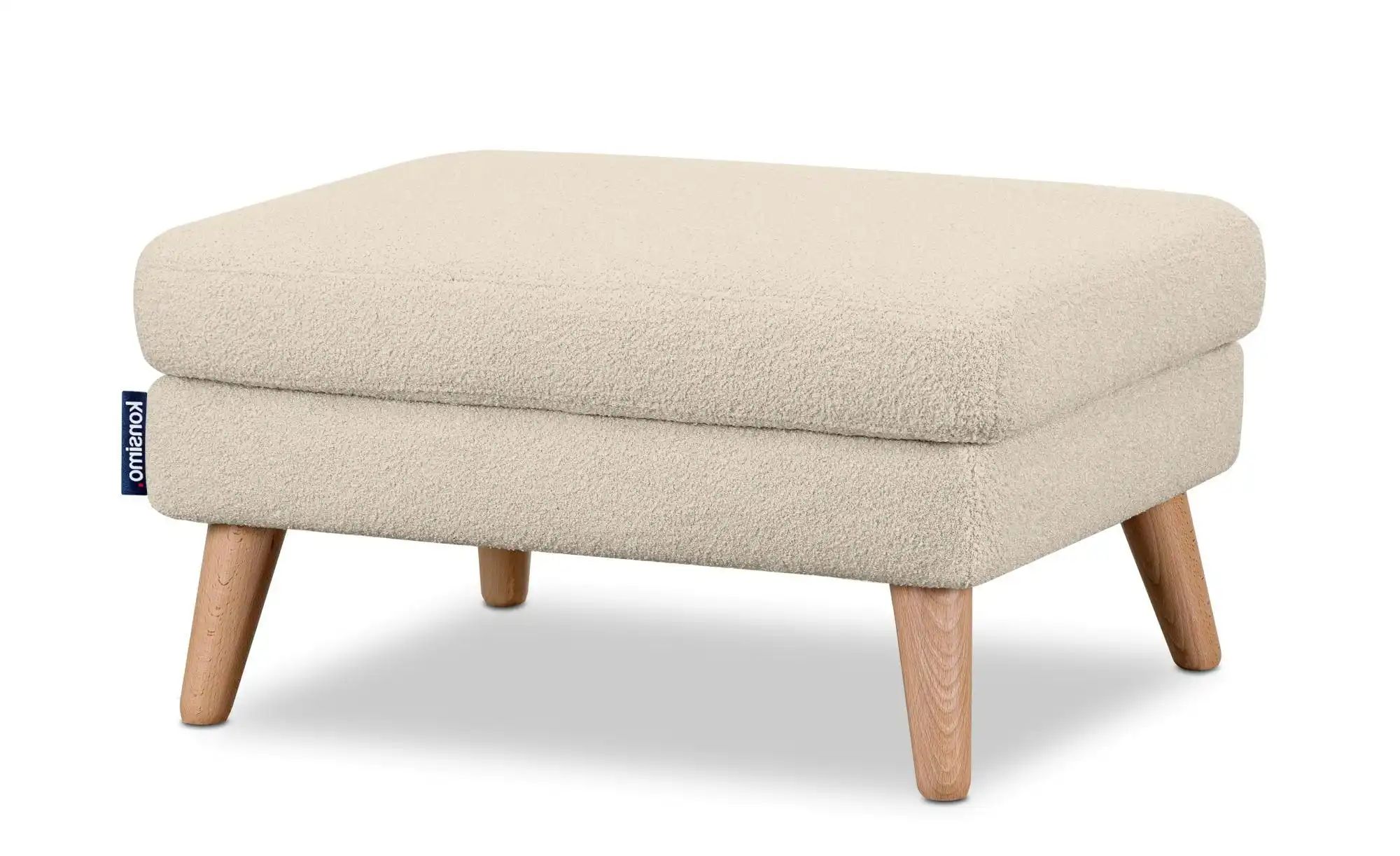 KONSIMO Hocker  Tagio ¦ weiß ¦ Maße (cm): B: 80 H: 46 Polstermöbel > Hocker günstig online kaufen