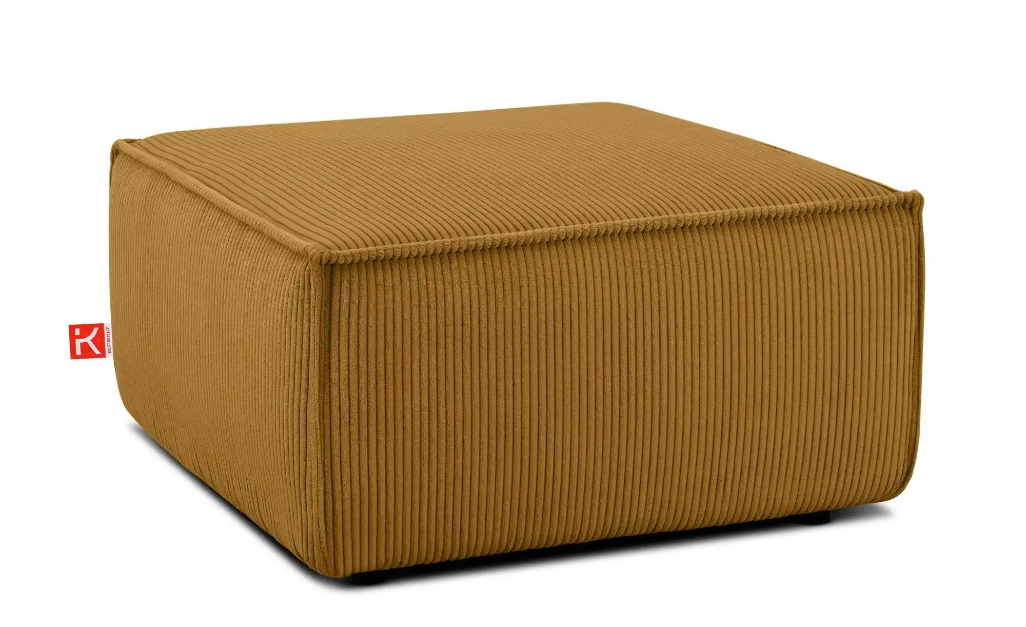 KONSIMO Hocker   ¦ gelb ¦ Maße (cm): B: 83 H: 45 Polstermöbel > Hocker - Hö günstig online kaufen