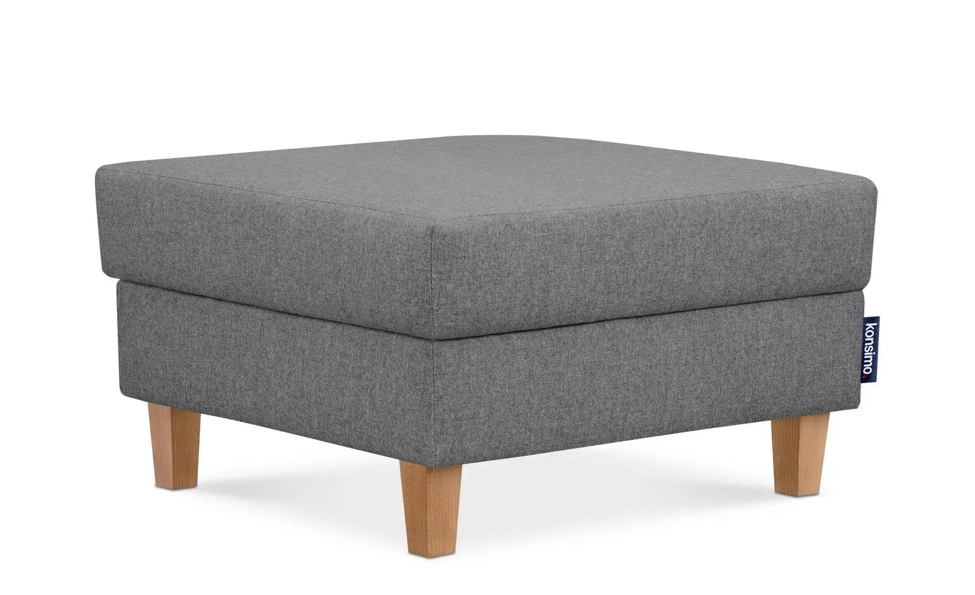 KONSIMO Hocker   ¦ grau ¦ Maße (cm): B: 71 H: 43 Polstermöbel > Hocker - Hö günstig online kaufen