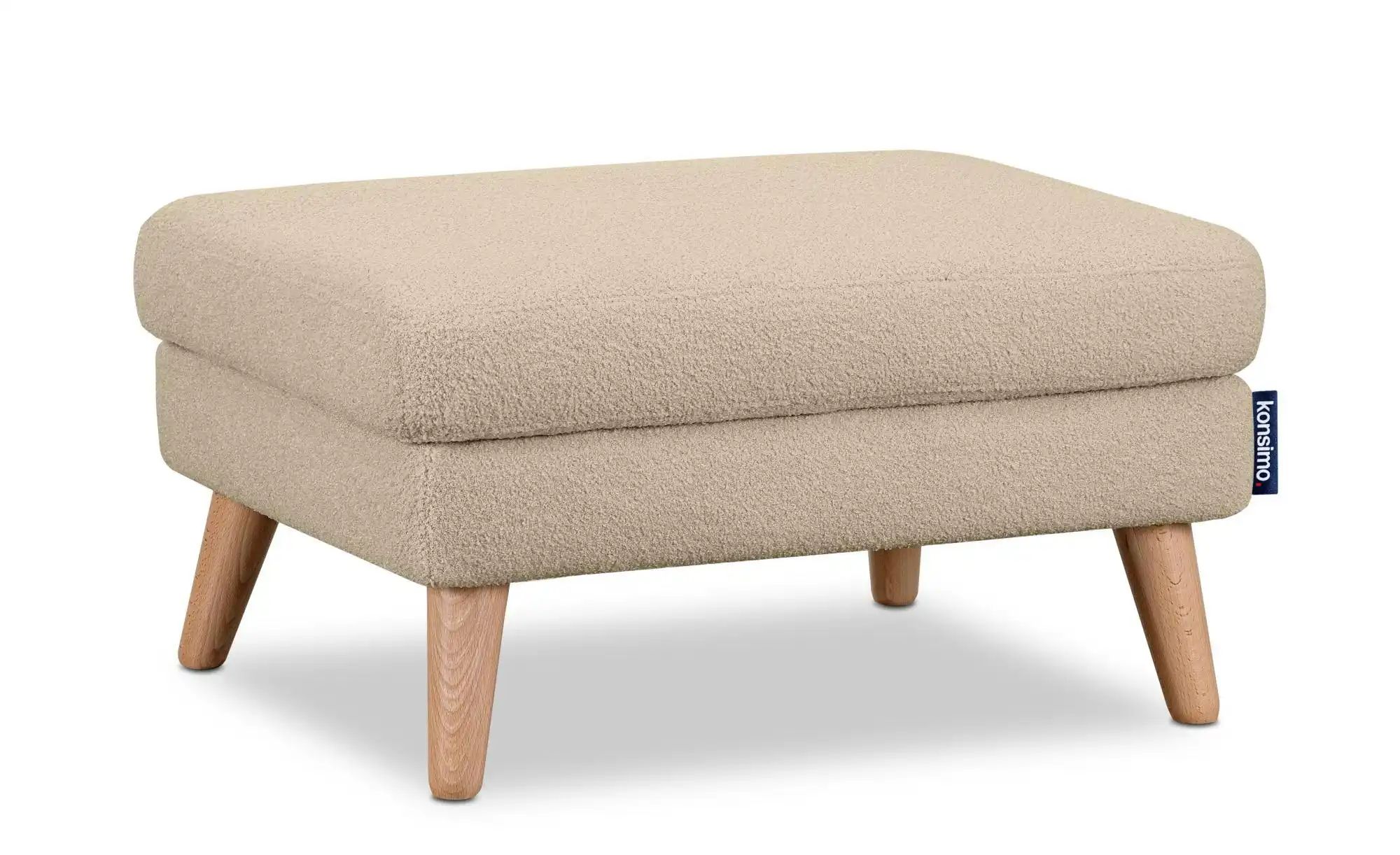 KONSIMO Hocker   ¦ creme ¦ Maße (cm): B: 80 H: 46 Polstermöbel > Hocker - H günstig online kaufen