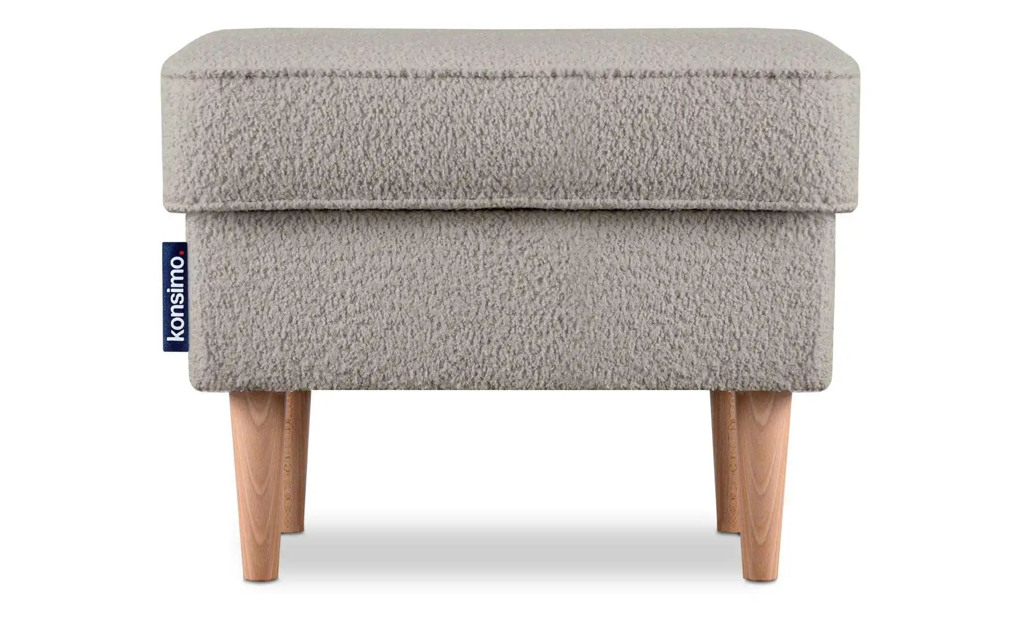 Thumbnail - KONSIMO Hocker  Stralis ¦ beige ¦ Maße (cm): B: 41 H: 43 Polstermöbel > Hocker - Höffner