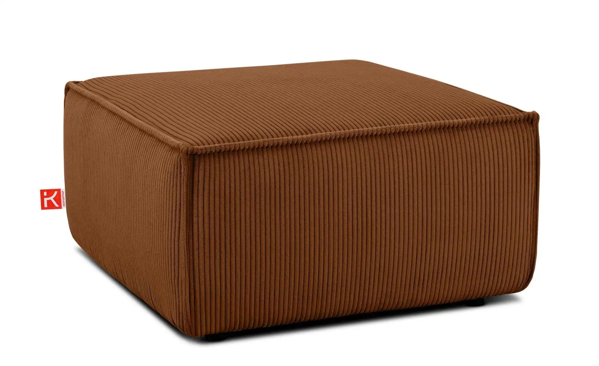 KONSIMO Hocker   ¦ orange ¦ Maße (cm): B: 83 H: 45 Polstermöbel > Hocker - günstig online kaufen