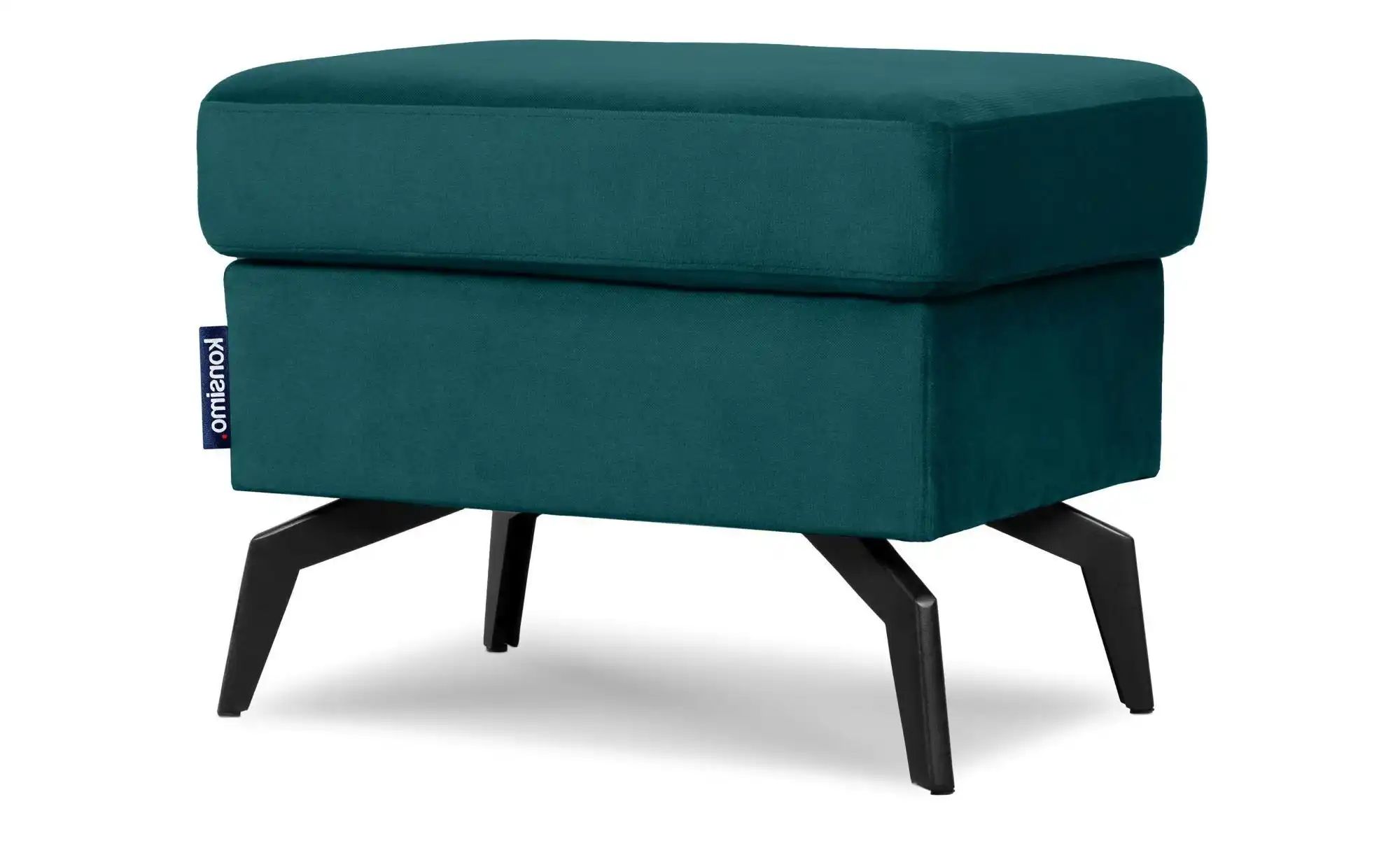KONSIMO Hocker ¦ blau ¦ Maße (cm): B: 56 H: 43 Polstermöbel > Hocker - Hö günstig online kaufen