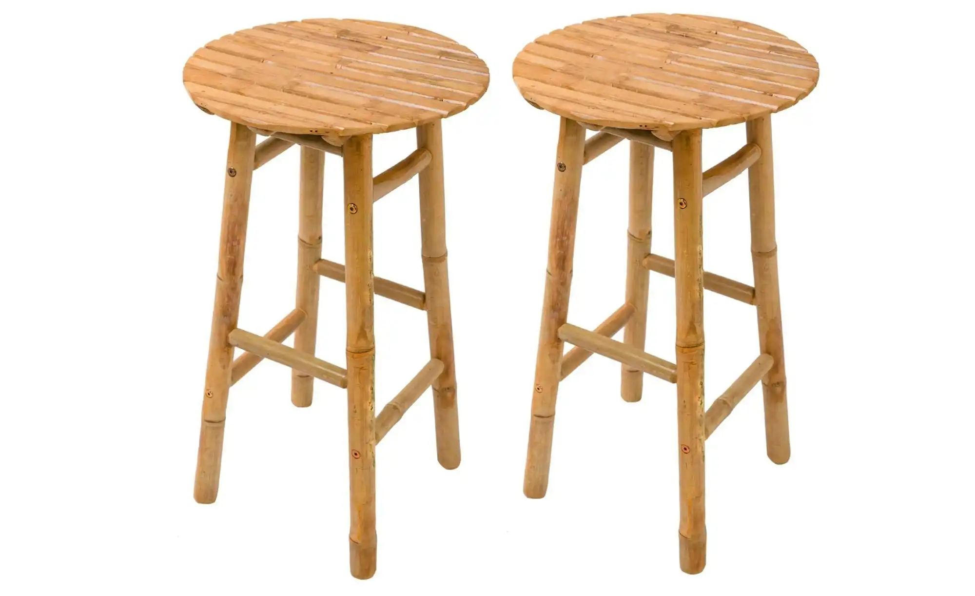 Barhocker 2er-Set  Samarina ¦ braun ¦ Maße (cm): B: 40 H: 69 Polstermöbel > günstig online kaufen