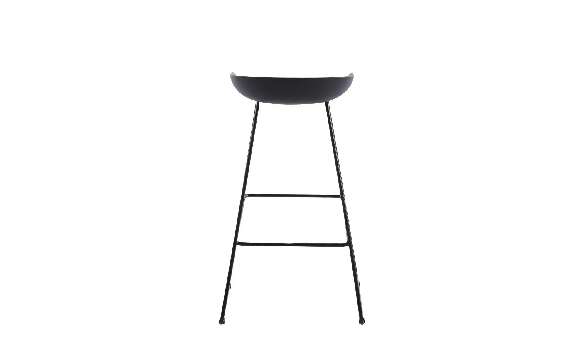 Barhocker 4er-Set   ¦ schwarz ¦ Maße (cm): B: 42 H: 82 Polstermöbel > Hocke günstig online kaufen