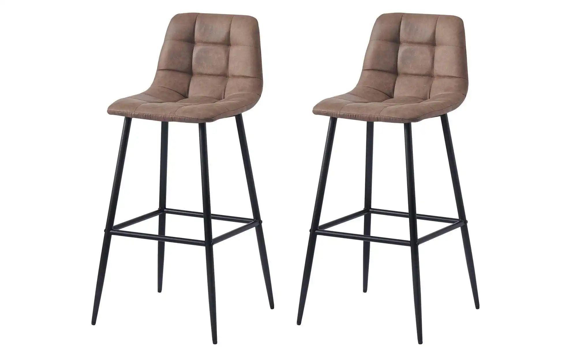 Barhocker 2er-Set  Tabbjorn ¦ braun ¦ Maße (cm): B: 46,5 H: 102 Polstermöbe günstig online kaufen