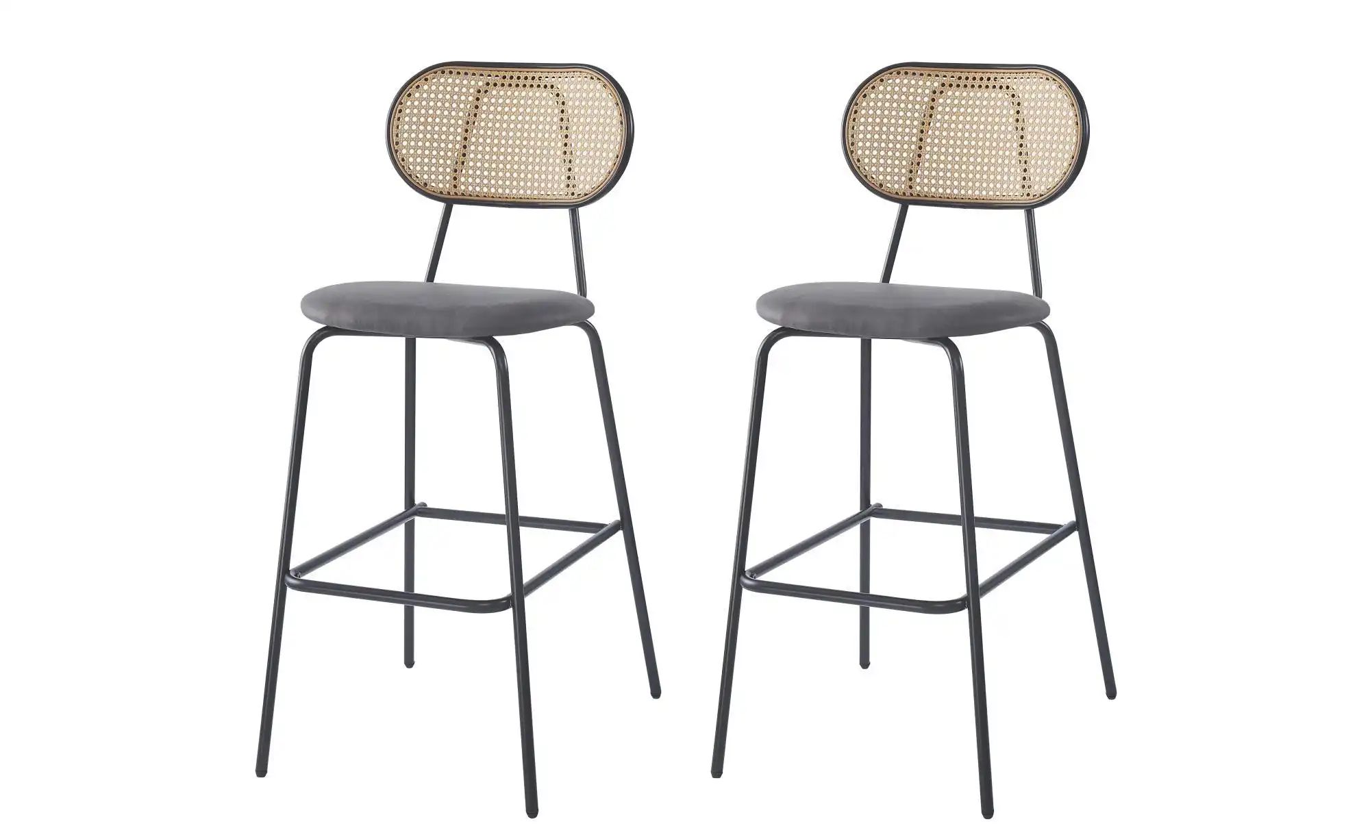 Barhocker 2er-Set  Taborebro ¦ schwarz ¦ Maße (cm): B: 48 H: 108 Polstermöb günstig online kaufen