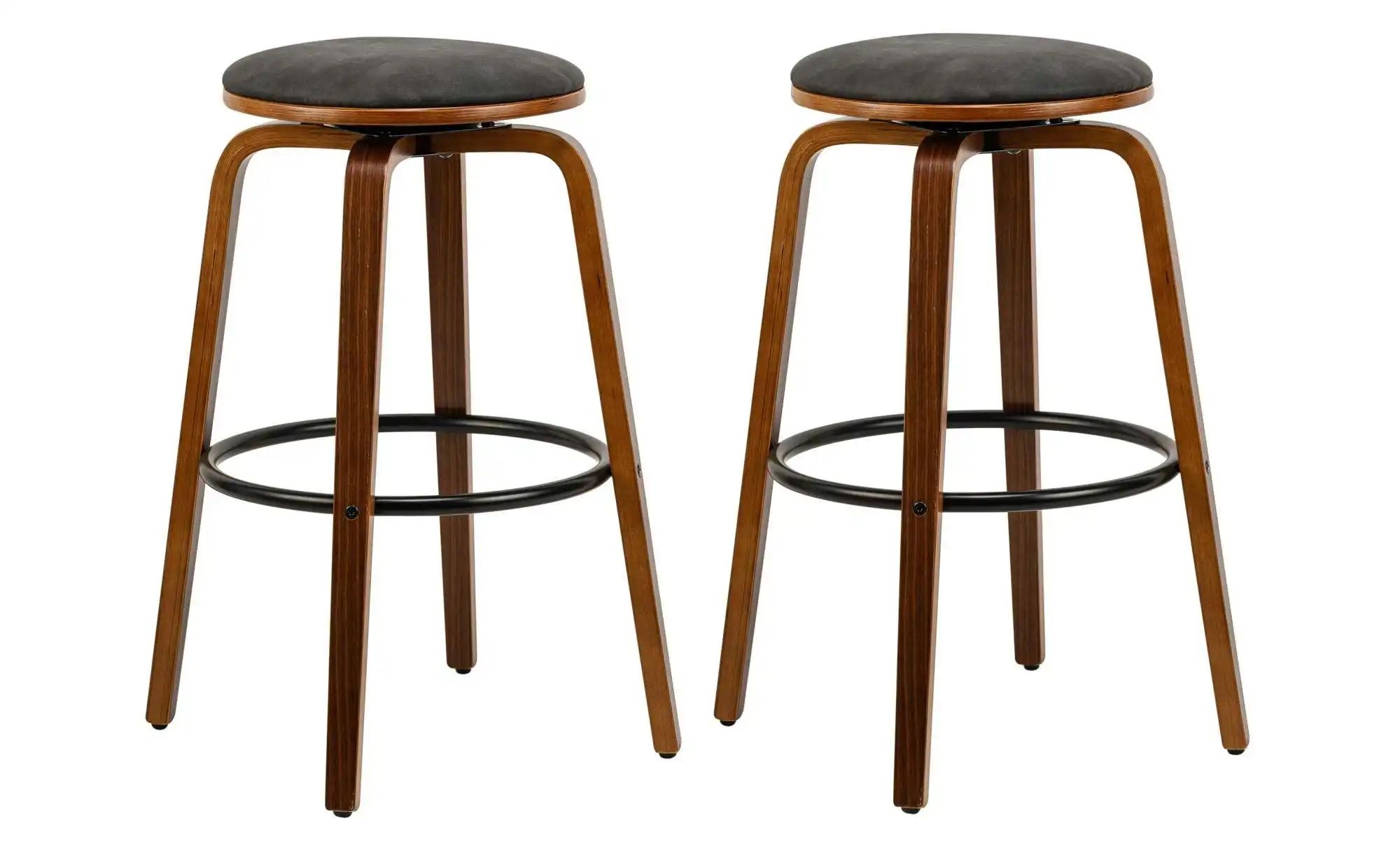 Barhocker 2er-Set  Tabmoreno ¦ schwarz ¦ Maße (cm): B: 40 H: 70 Polstermöbe günstig online kaufen