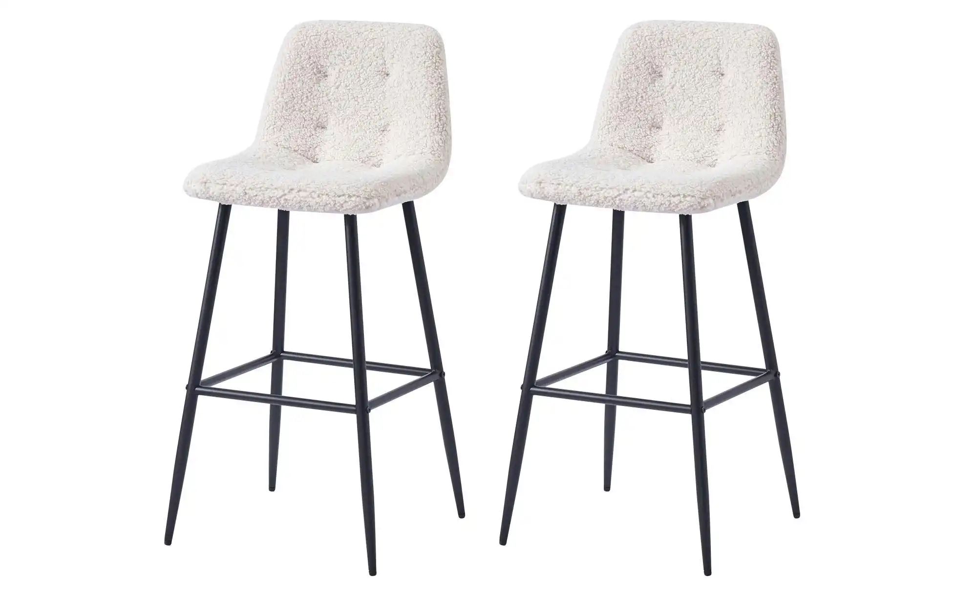 Barhocker 2er-Set  Tabbjorn ¦ weiß ¦ Maße (cm): B: 46,5 H: 102 Polstermöbel günstig online kaufen