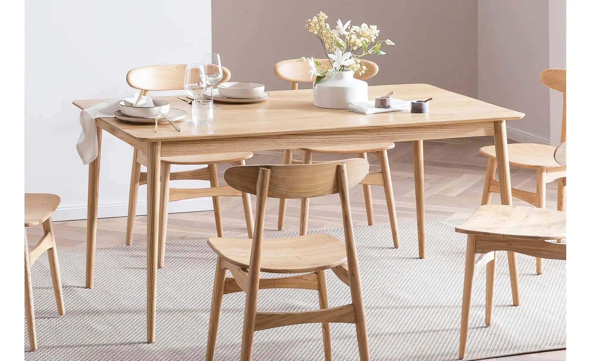 Esstisch   ¦ holzfarben ¦ Maße (cm): B: 160 H: 75 Tische > Esstische > Esst günstig online kaufen