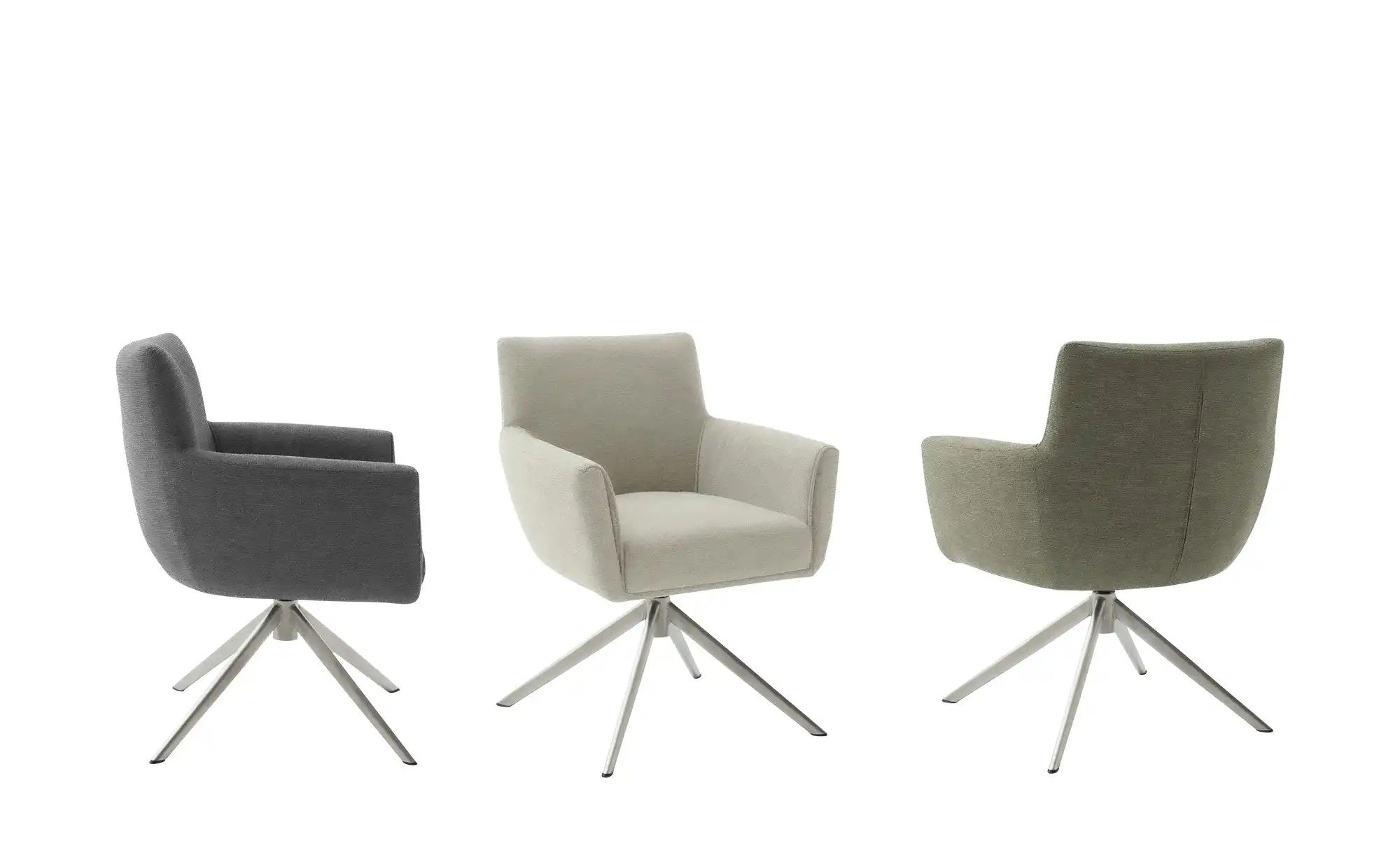 Esszimmerstuhl  Nelson ¦ grün ¦ Maße (cm): B: 66 H: 84 T: 66.0 Stühle > Ess günstig online kaufen