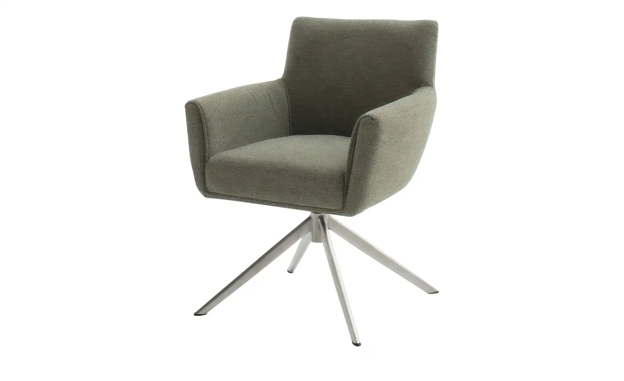 Esszimmerstuhl  Nelson ¦ grün ¦ Maße (cm): B: 66 H: 84 T: 66.0 Stühle > Ess günstig online kaufen