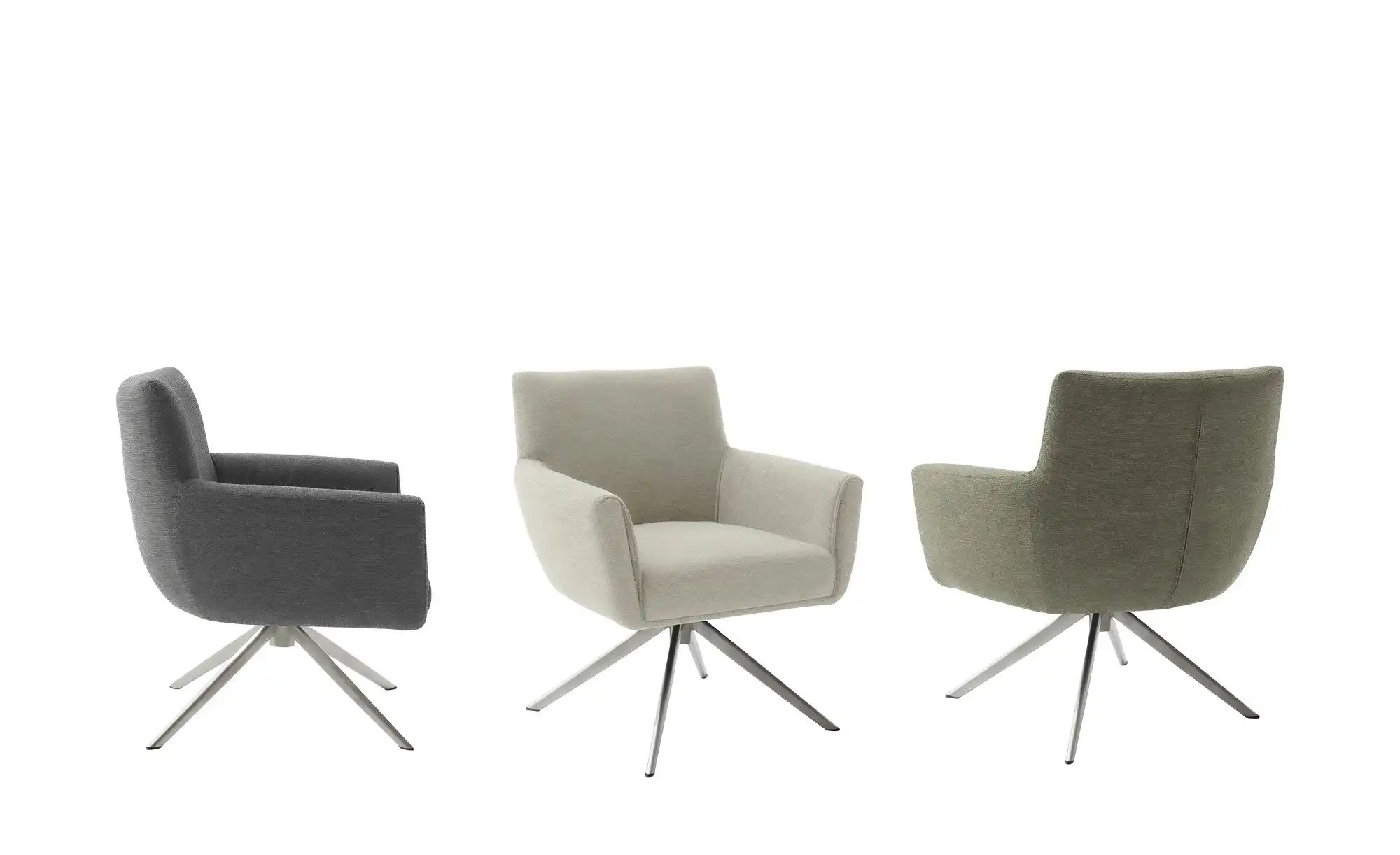 Thumbnail - Esszimmerstuhl XL Nelson ¦ grau ¦ Maße (cm): B: 72 H: 88 T: 71.0 Stühle > Esszimmerstühle > Esszimmerstühle mit Armlehne...