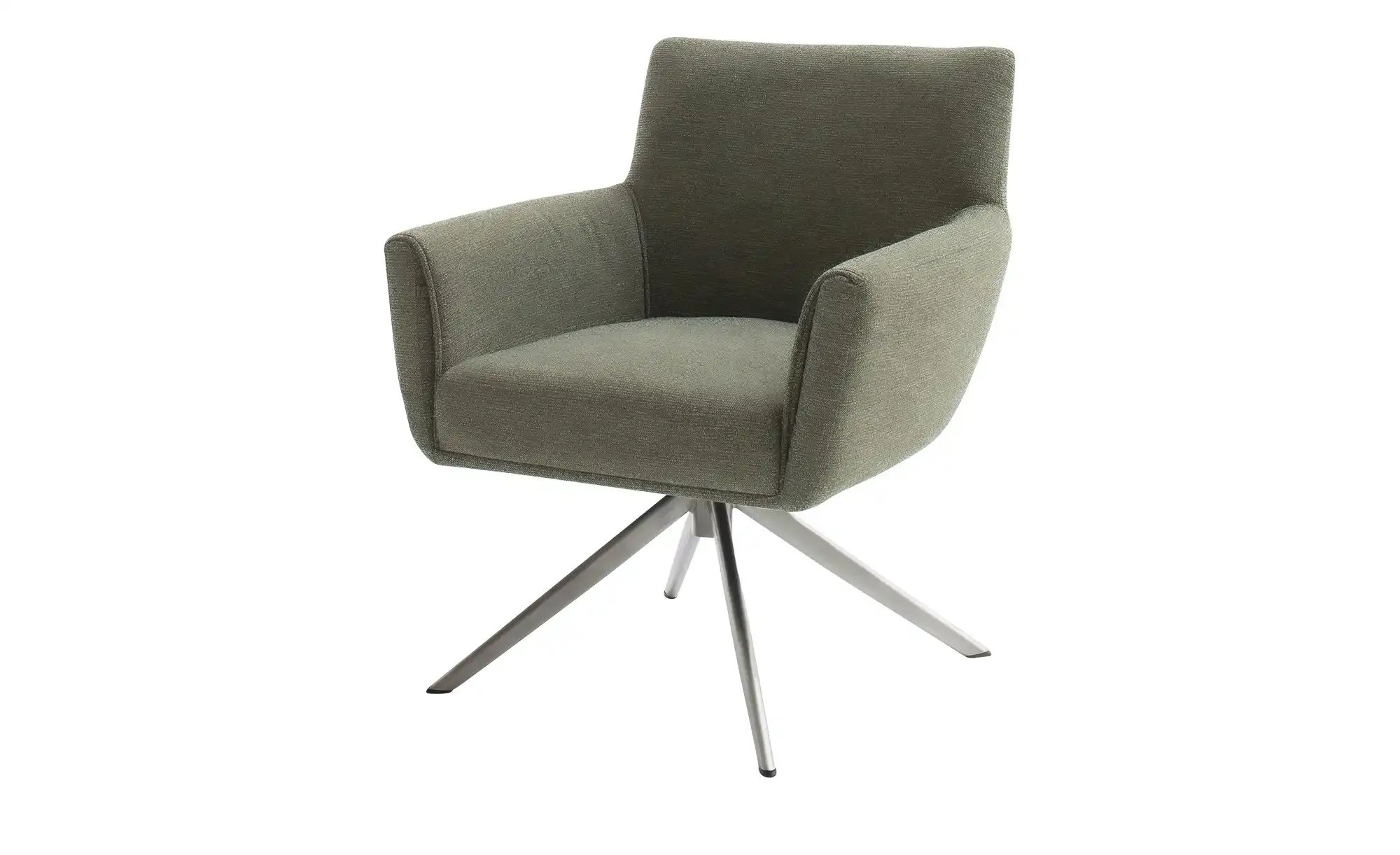 Esszimmerstuhl  Nelson ¦ grün ¦ Maße (cm): B: 72 H: 88 T: 71.0 Stühle > Ess günstig online kaufen