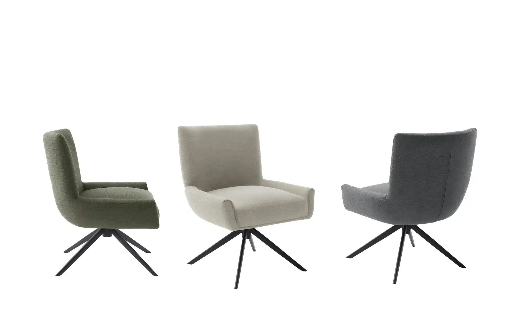 Esszimmerstuhl  Nelson ¦ grün ¦ Maße (cm): B: 70 H: 88 T: 71.0 Stühle > Küc günstig online kaufen