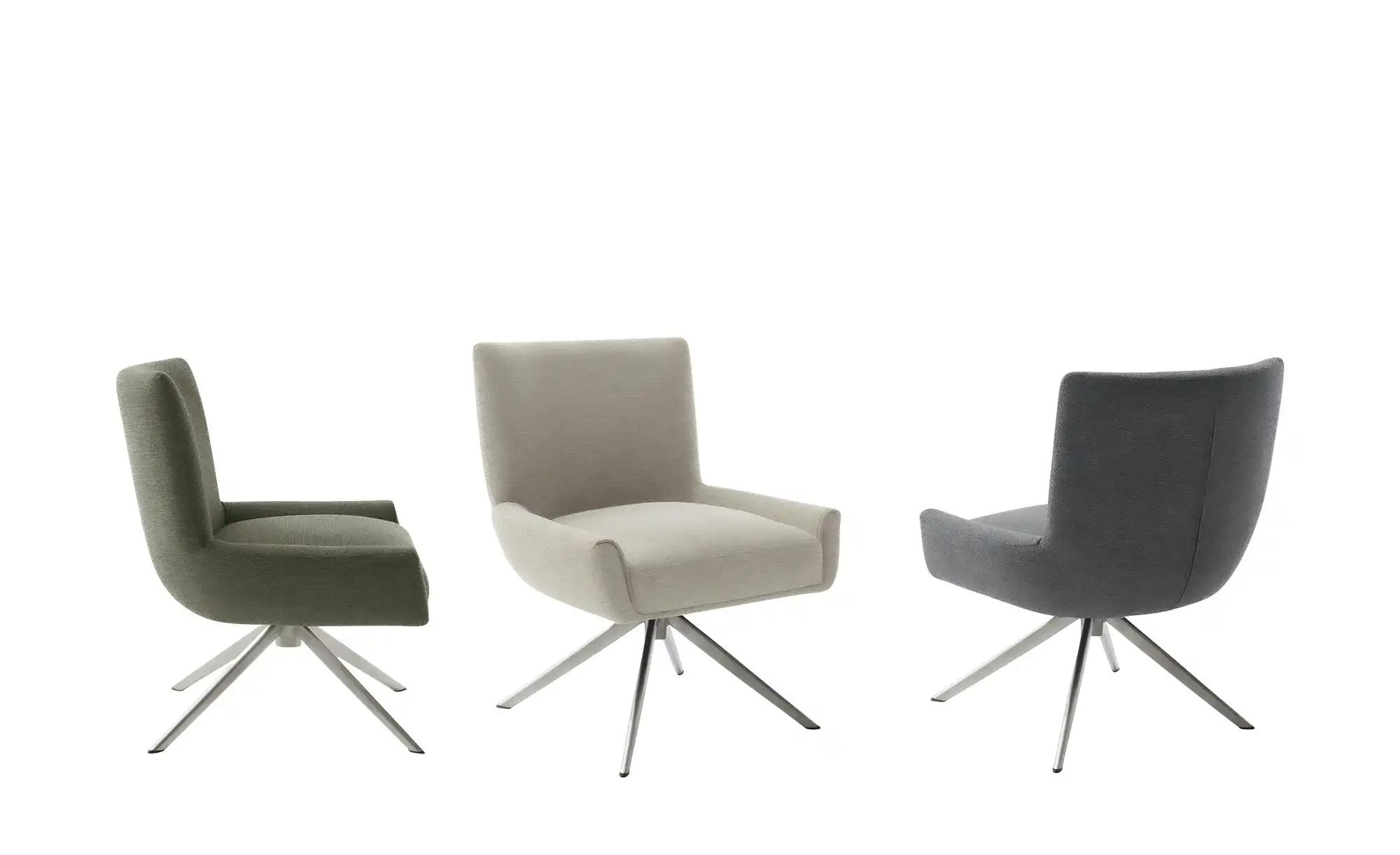 Thumbnail - Esszimmerstuhl XL Nelson ¦ grün ¦ Maße (cm): B: 70 H: 88 T: 71.0 Stühle > Küchenstühle > Polster Küchenstühle - Höffner