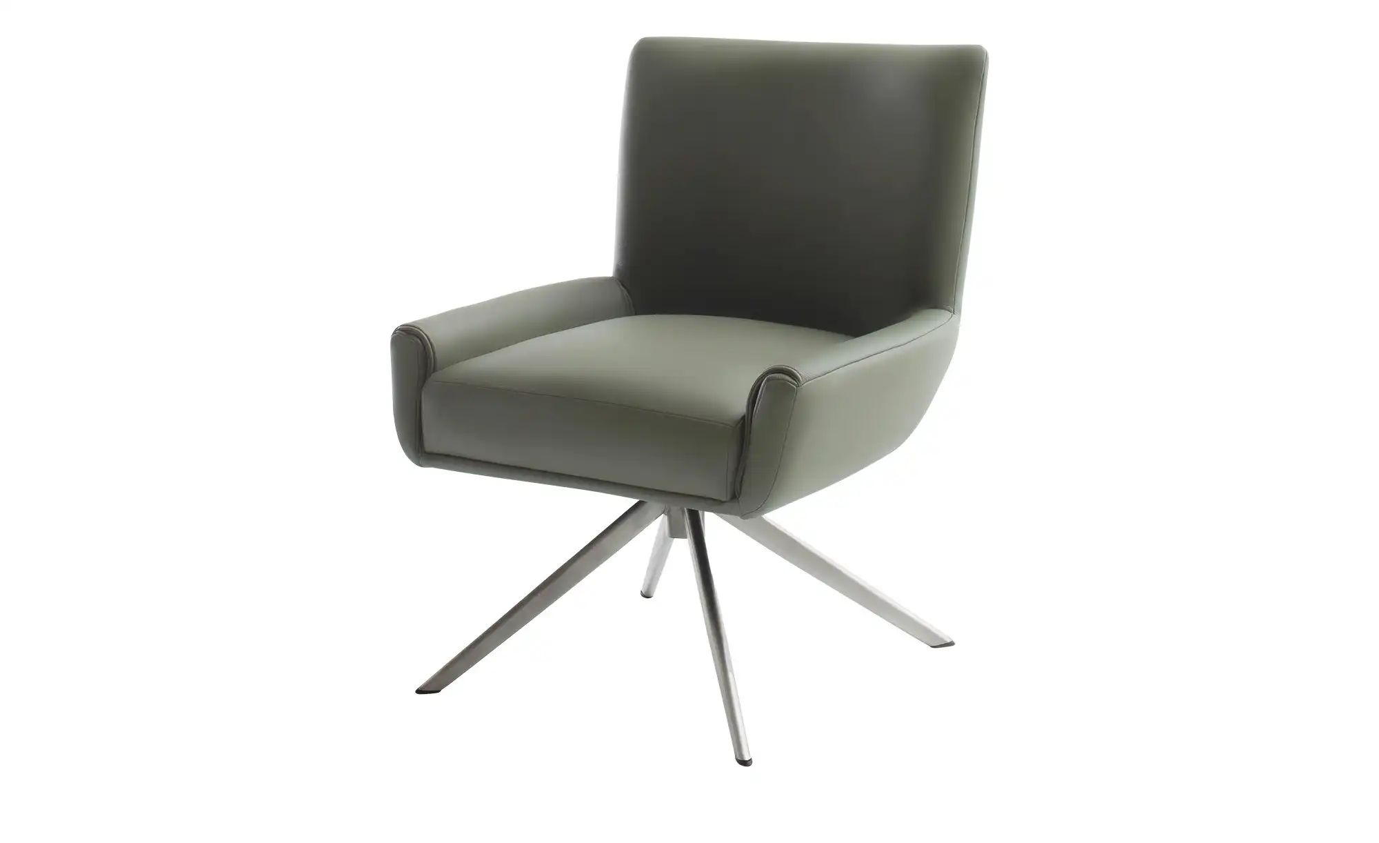 Esszimmerstuhl  Nelson ¦ grün ¦ Maße (cm): B: 70 H: 88 T: 71.0 Stühle > Küc günstig online kaufen