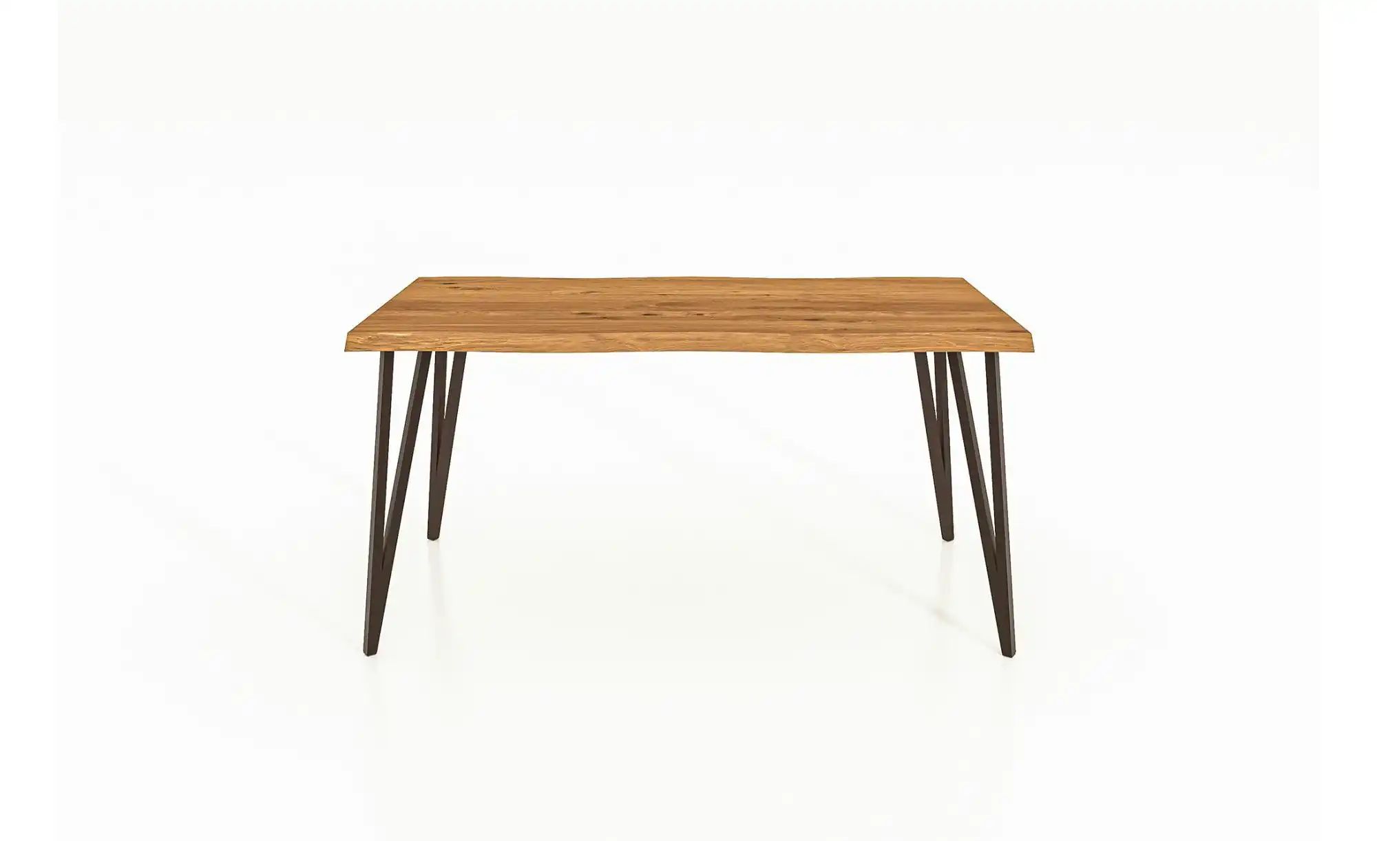 Esstisch mit Baumkante Karl ¦ holzfarben ¦ Maße (cm): B: 200 H: 77 Tische > günstig online kaufen