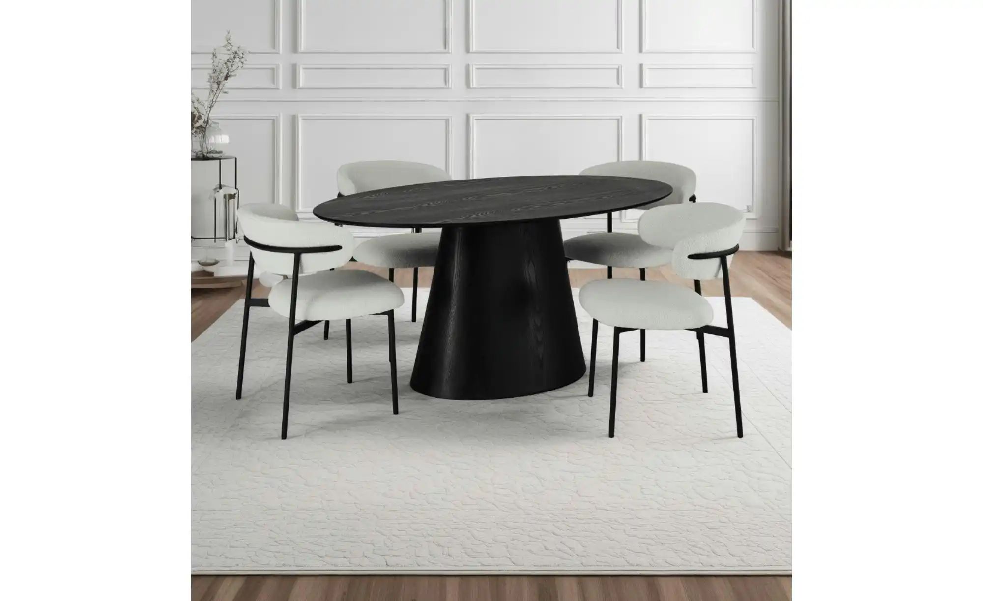 Furnhouse Esstisch  Tango ¦ schwarz ¦ Maße (cm): B: 90 H: 76 Tische > Essti günstig online kaufen