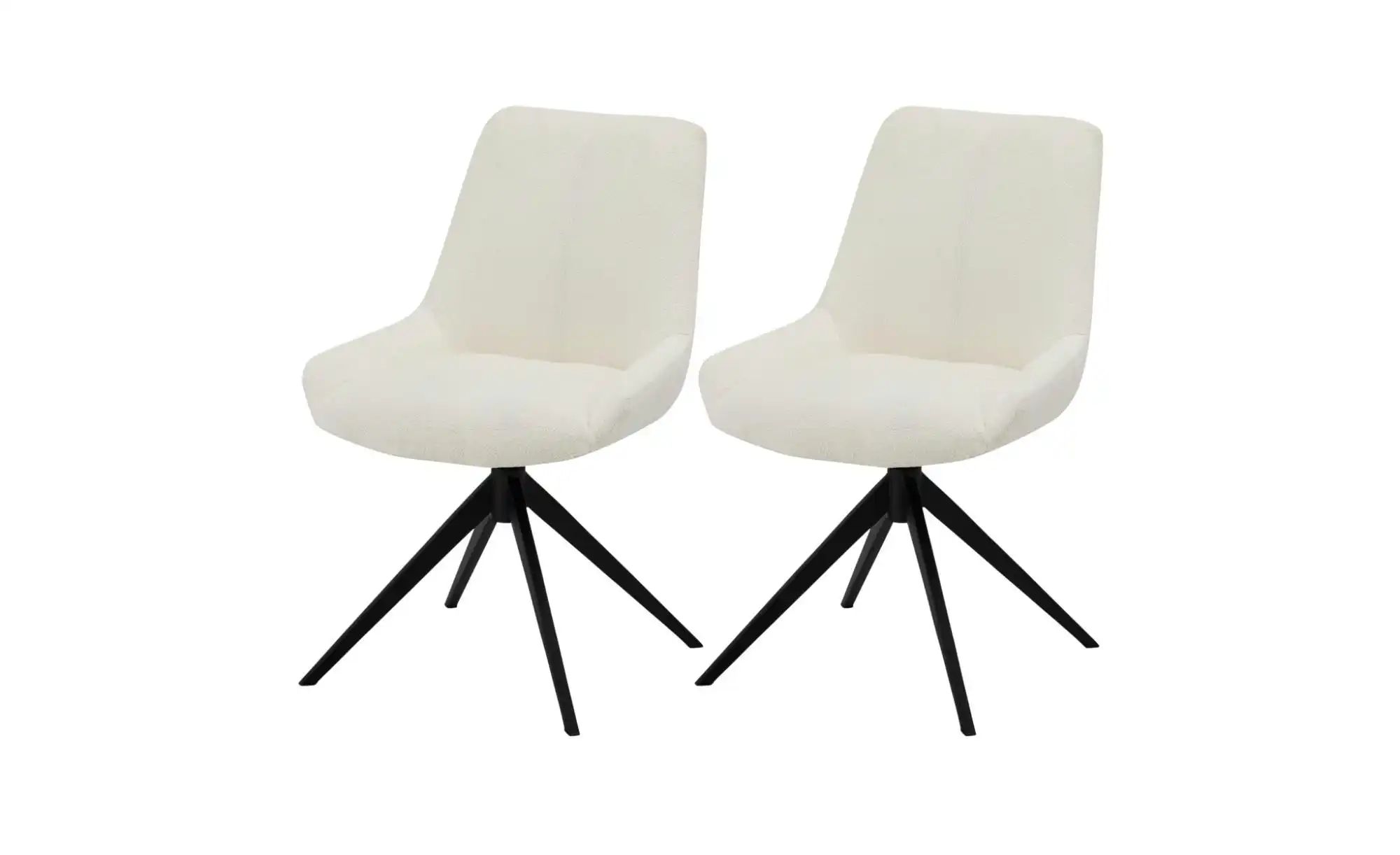 Furnhouse Esszimmerstuhl 2er-Set  Helena ¦ weiß ¦ Maße (cm): B: 56 H: 87 St günstig online kaufen