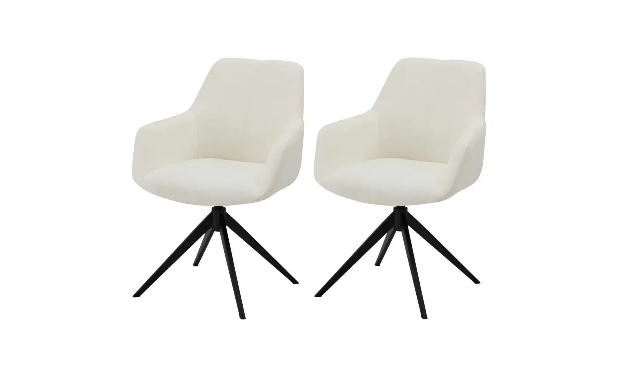 Furnhouse Esszimmerstuhl 2er-Set  Helena ¦ weiß ¦ Maße (cm): B: 64 H: 87 St günstig online kaufen
