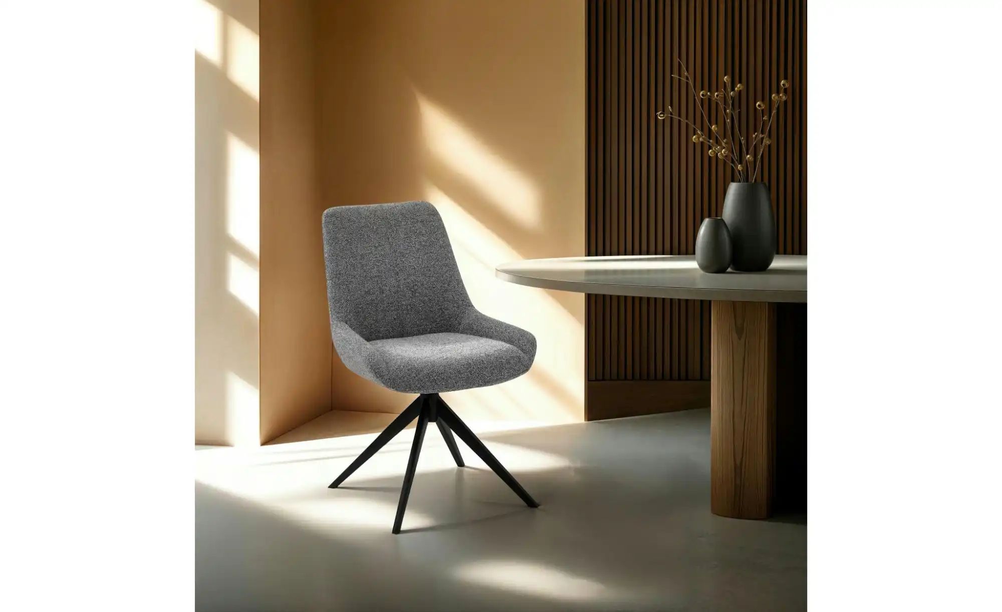 Furnhouse Esszimmerstuhl 2er-Set  Helena ¦ grau ¦ Maße (cm): B: 56 H: 87 St günstig online kaufen