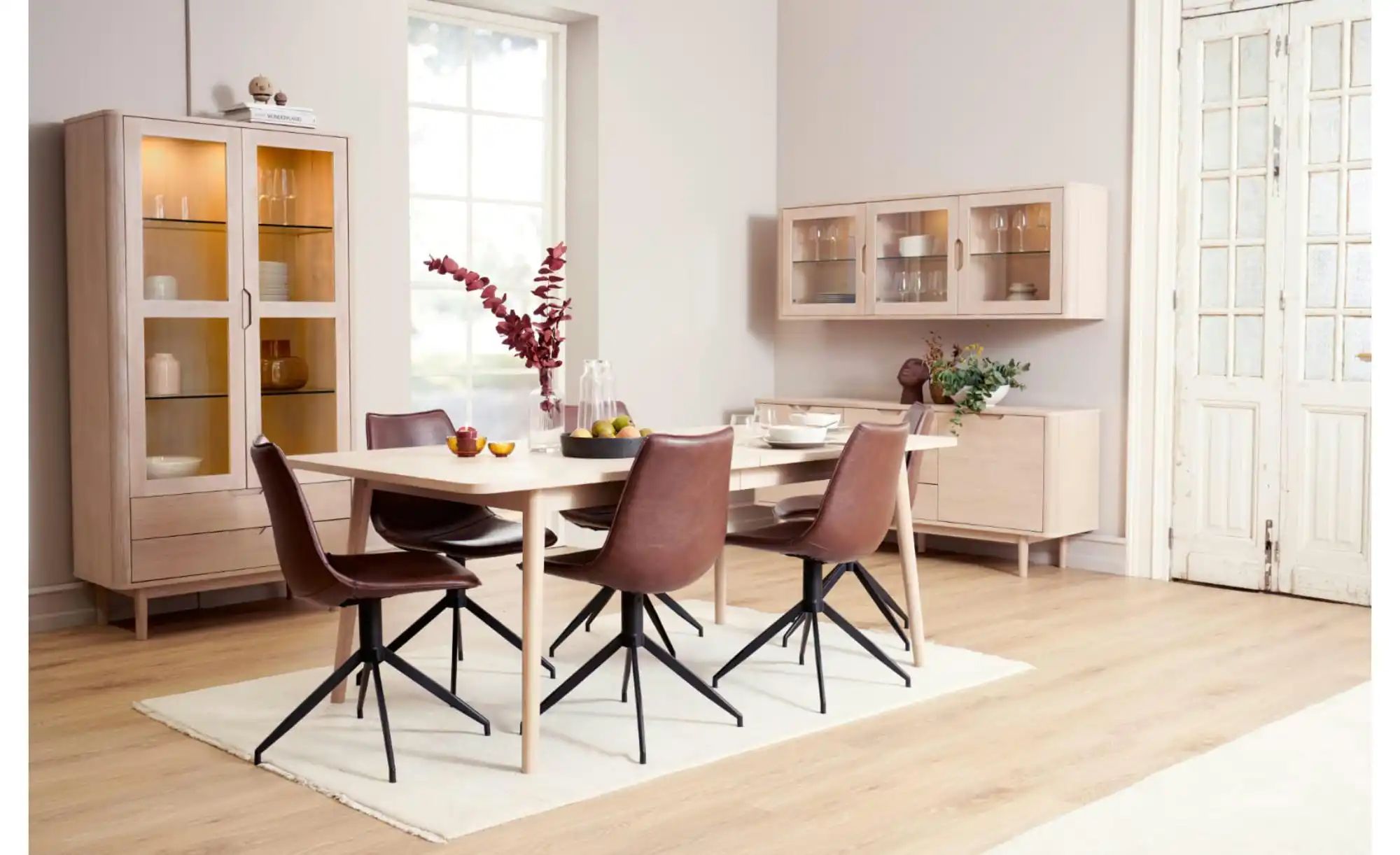 Thumbnail - Furnhouse Esszimmerstuhl 2er-Set  Isabel ¦ braun ¦ Maße (cm): B: 47 H: 84 Stühle > Polsterstühle - Höffner
