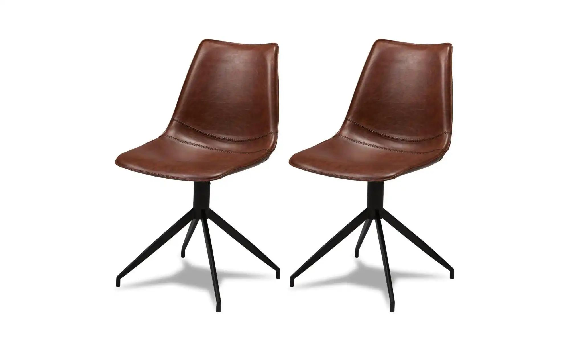 Furnhouse Esszimmerstuhl 2er-Set  Isabel ¦ braun ¦ Maße (cm): B: 47 H: 84 S günstig online kaufen