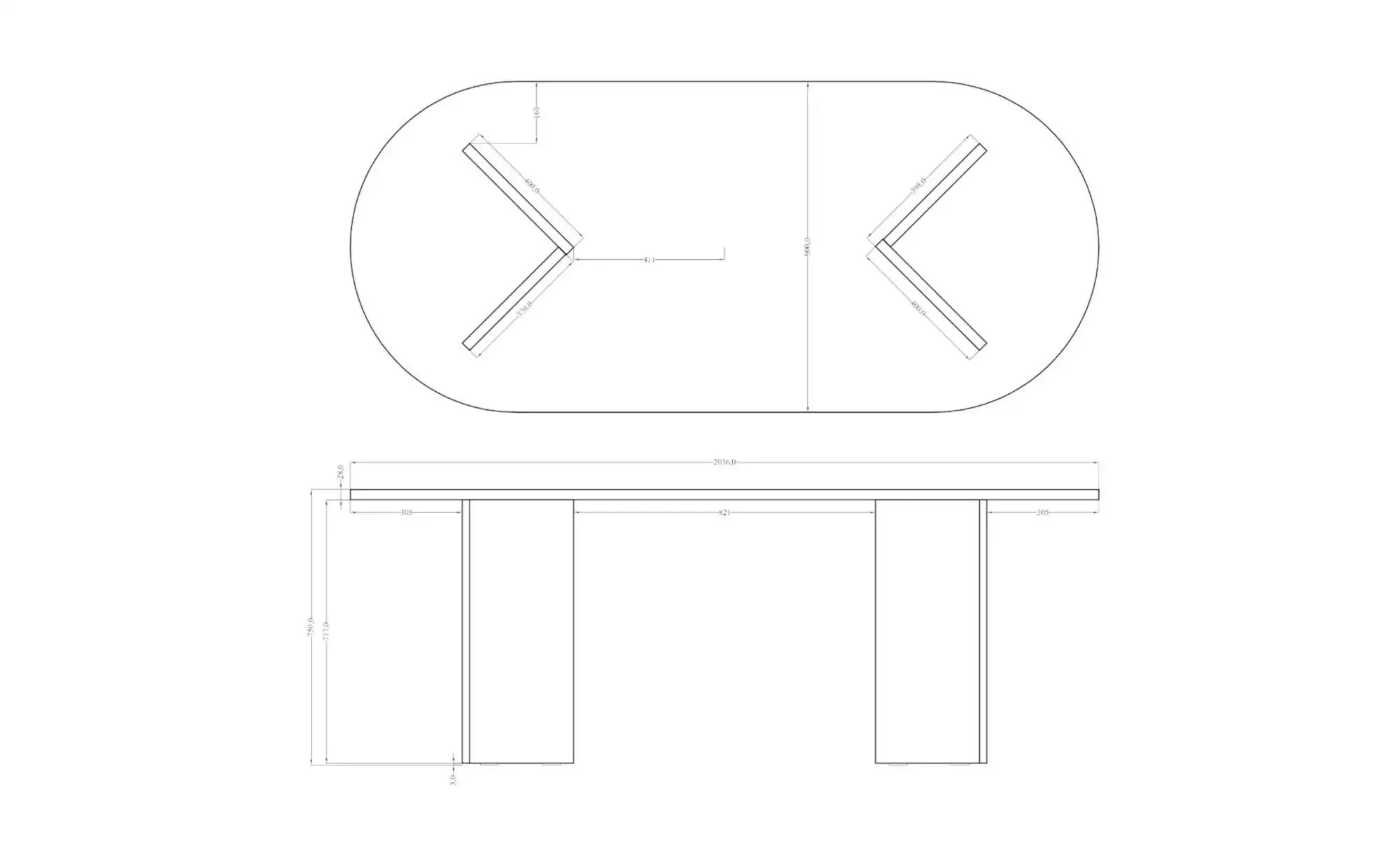Selsey Esstisch oval Ovo ¦ holzfarben ¦ Maße (cm): B: 90 H: 75 Tische > Ess günstig online kaufen
