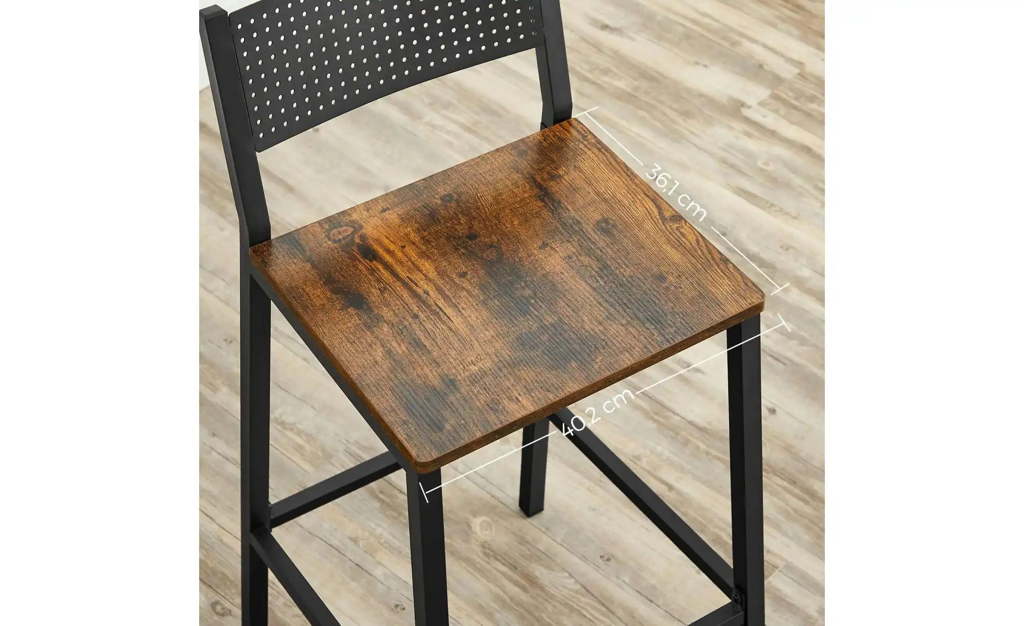 Barhocker 2er-Set   ¦ braun ¦ Maße (cm): B: 43,1 H: 97,2 Polstermöbel > Hoc günstig online kaufen