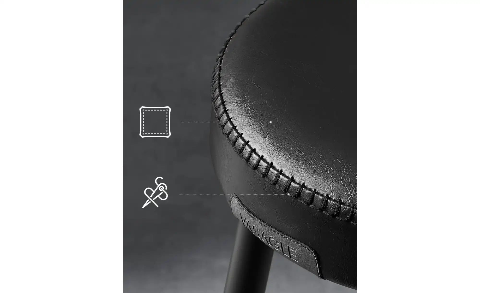 Thumbnail - Barhocker 2er-Set ¦ schwarz ¦ Maße (cm): B: 51,6 H: 76,2 Polstermöbel > Hocker > Barhocker - Höffner