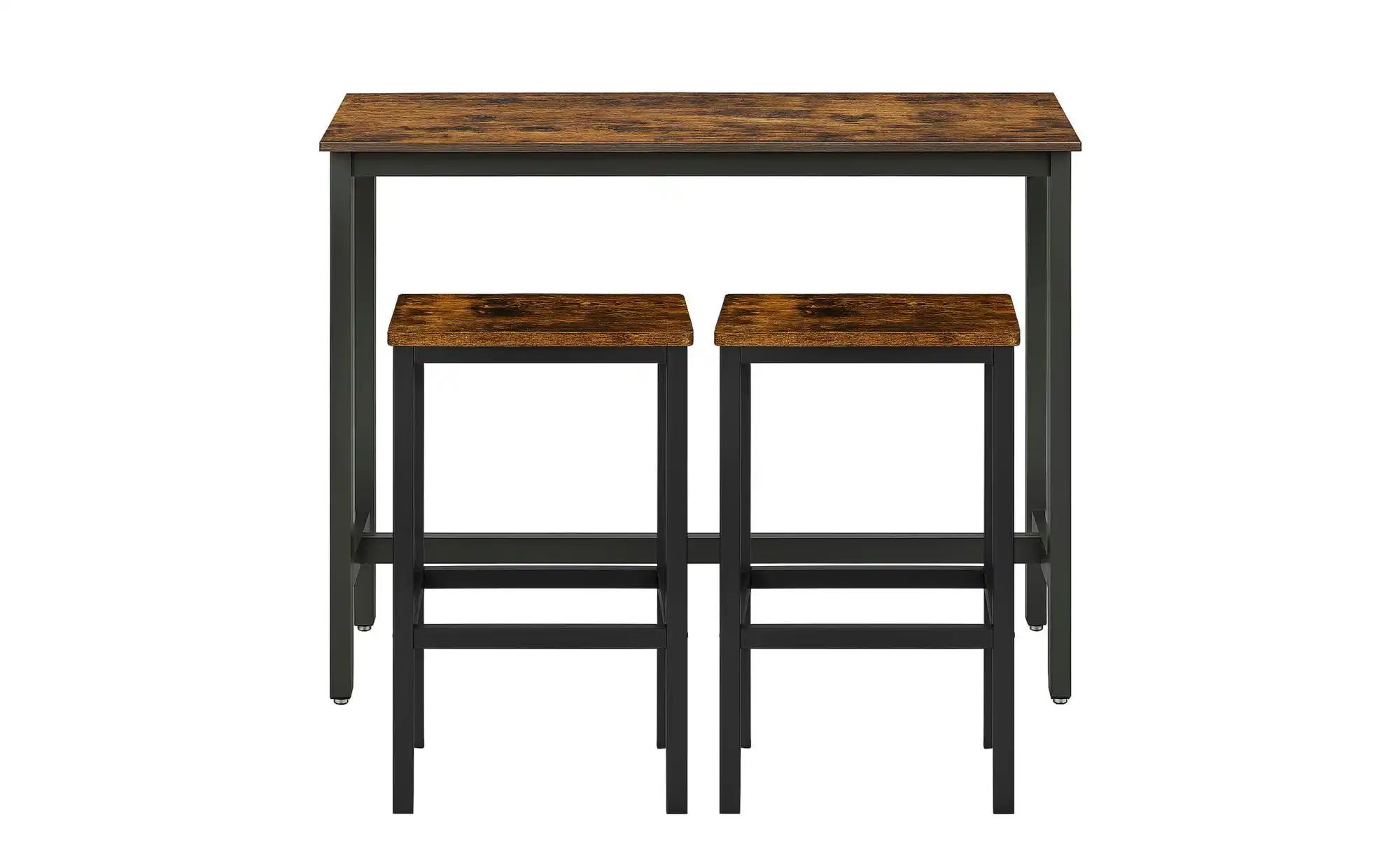 Bartisch 3er-Set   ¦ braun ¦ Maße (cm): B: 100 H: 90 Tische > Bartische - H günstig online kaufen