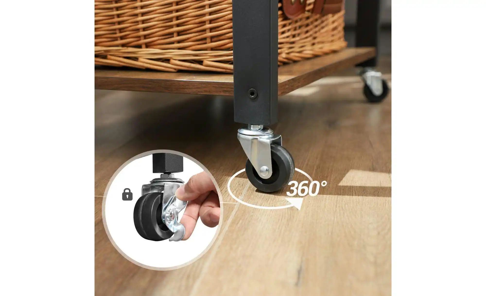 Thumbnail - Servierwagen ¦ braun ¦ Maße (cm): B: 60 H: 89 Tische > Bartische - Höffner