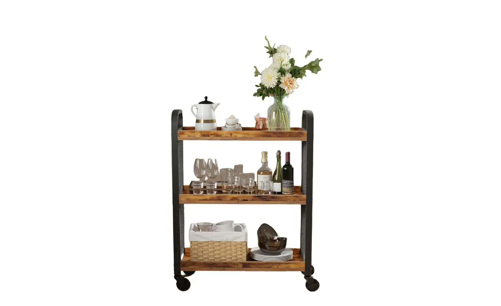 Thumbnail - Servierwagen ¦ braun ¦ Maße (cm): B: 66 H: 85 Tische > Servierwagen - Höffner