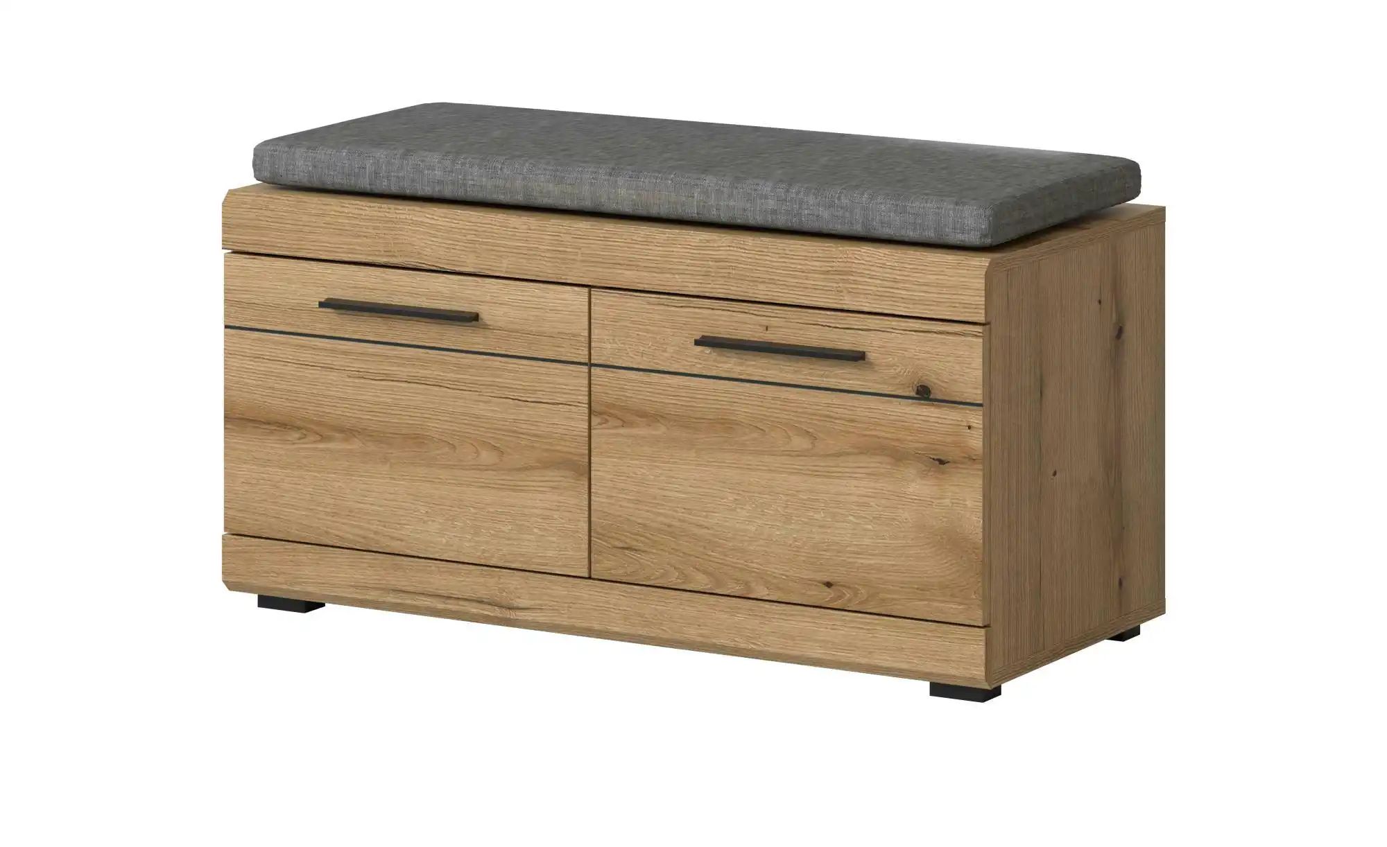 Sitzbank inkl. Sitzkissen    holzfarben  Maße (cm): B: 90 H: 44 | 04066432039823