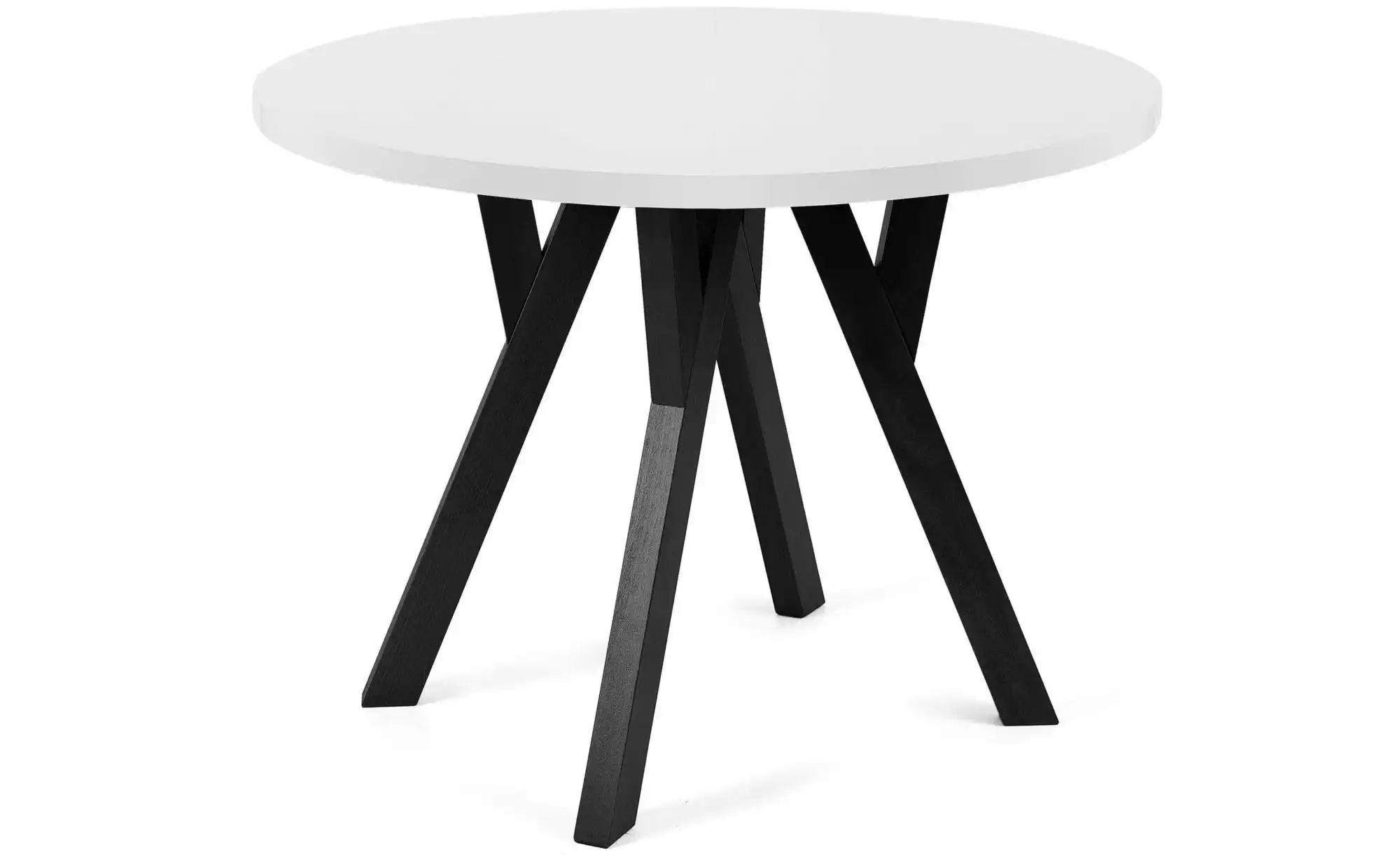 KONSIMO Esstisch   ¦ weiß ¦ Maße (cm): B: 100 H: 75  Ø: 100 Tische > Esstis günstig online kaufen