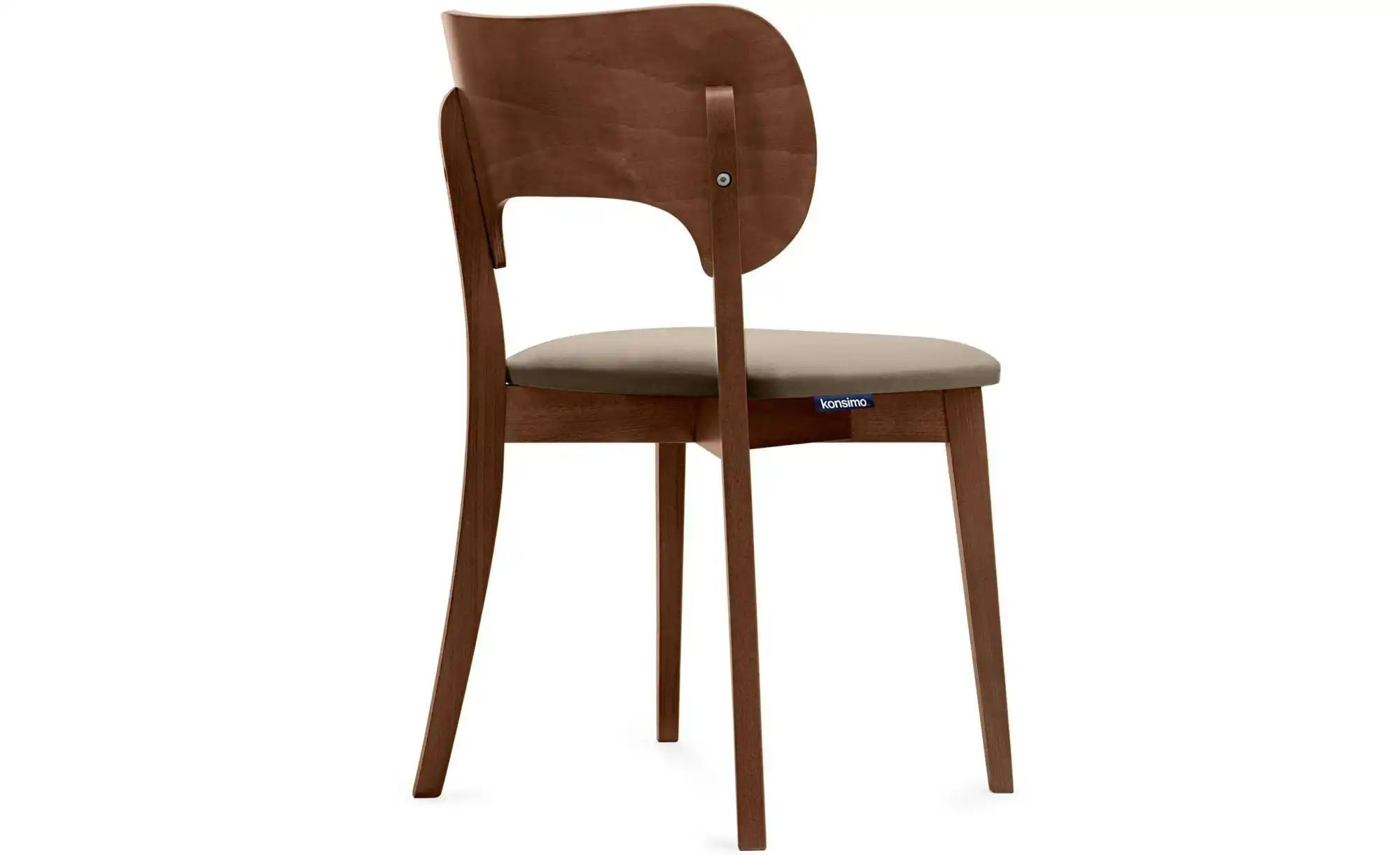 KONSIMO Holzstuhl 2er-Set   ¦ beige ¦ Maße (cm): B: 47 H: 80,5 Stühle > Pol günstig online kaufen