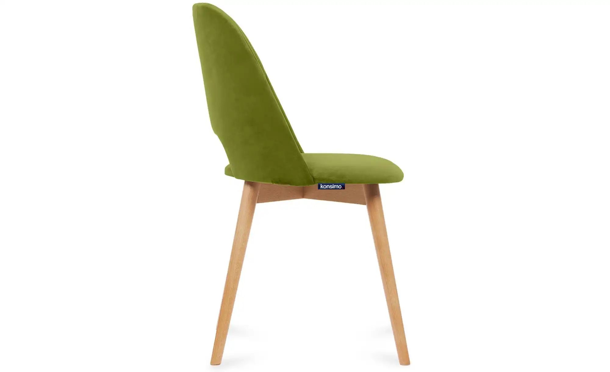 KONSIMO Polsterstuhl 2er-Set   ¦ grün ¦ Maße (cm): B: 48 H: 86 Stühle > Pol günstig online kaufen