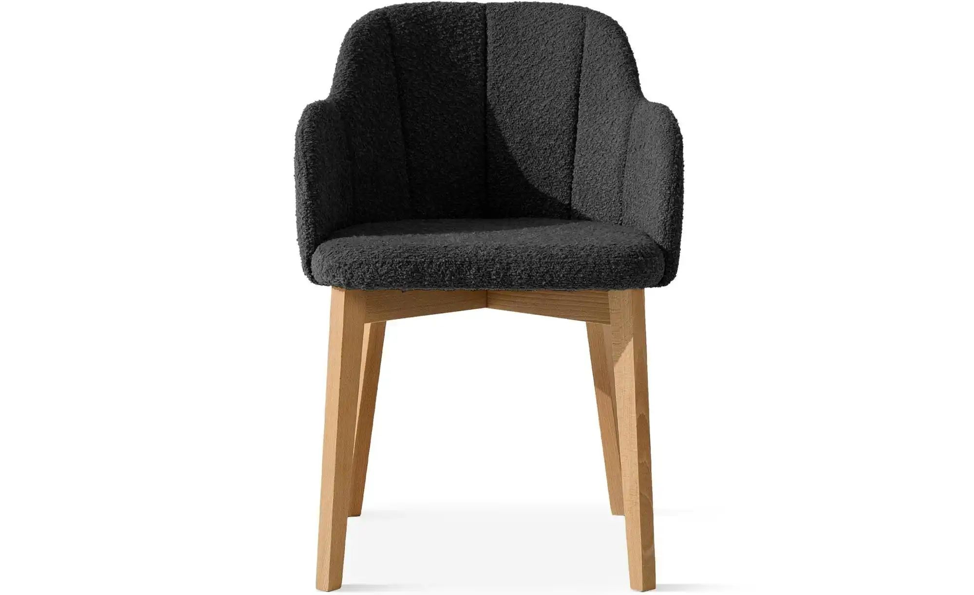 KONSIMO Polsterstuhl   ¦ schwarz ¦ Maße (cm): B: 54,5 H: 80 Stühle > Polste günstig online kaufen