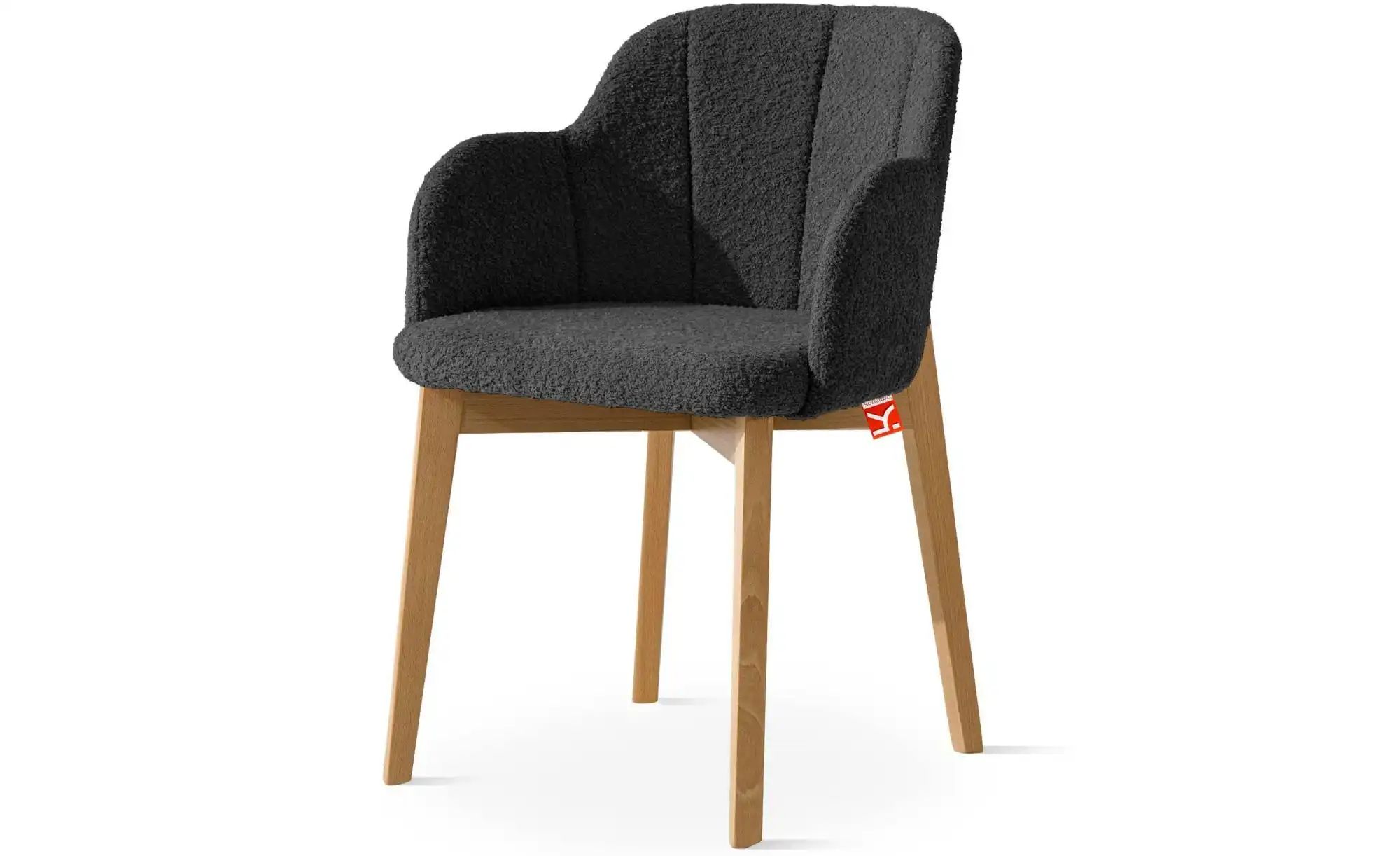 KONSIMO Polsterstuhl   ¦ schwarz ¦ Maße (cm): B: 54,5 H: 80 Stühle > Polste günstig online kaufen