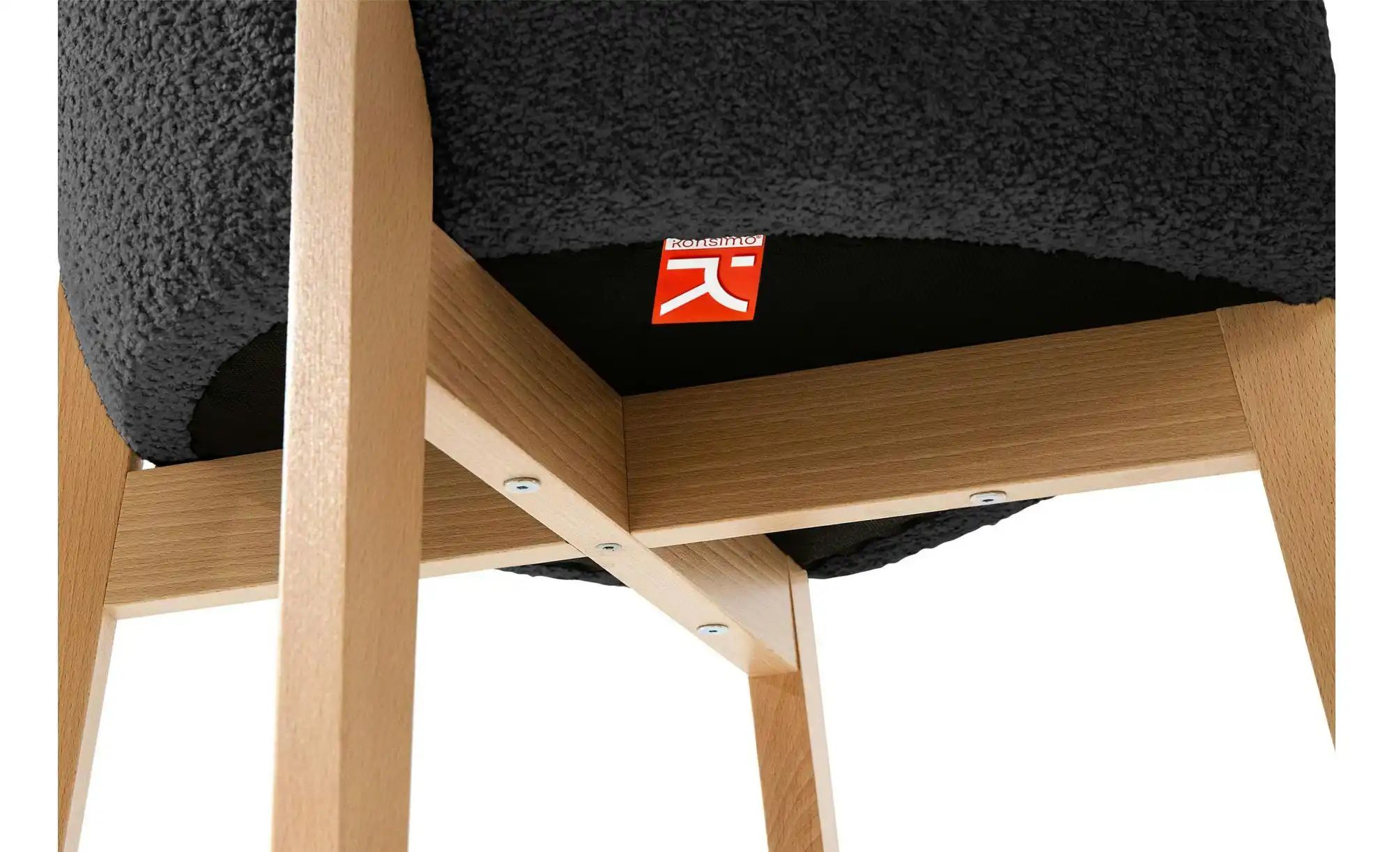 Thumbnail - KONSIMO Polsterstuhl   ¦ schwarz ¦ Maße (cm): B: 54,5 H: 80 Stühle > Polsterstühle - Höffner